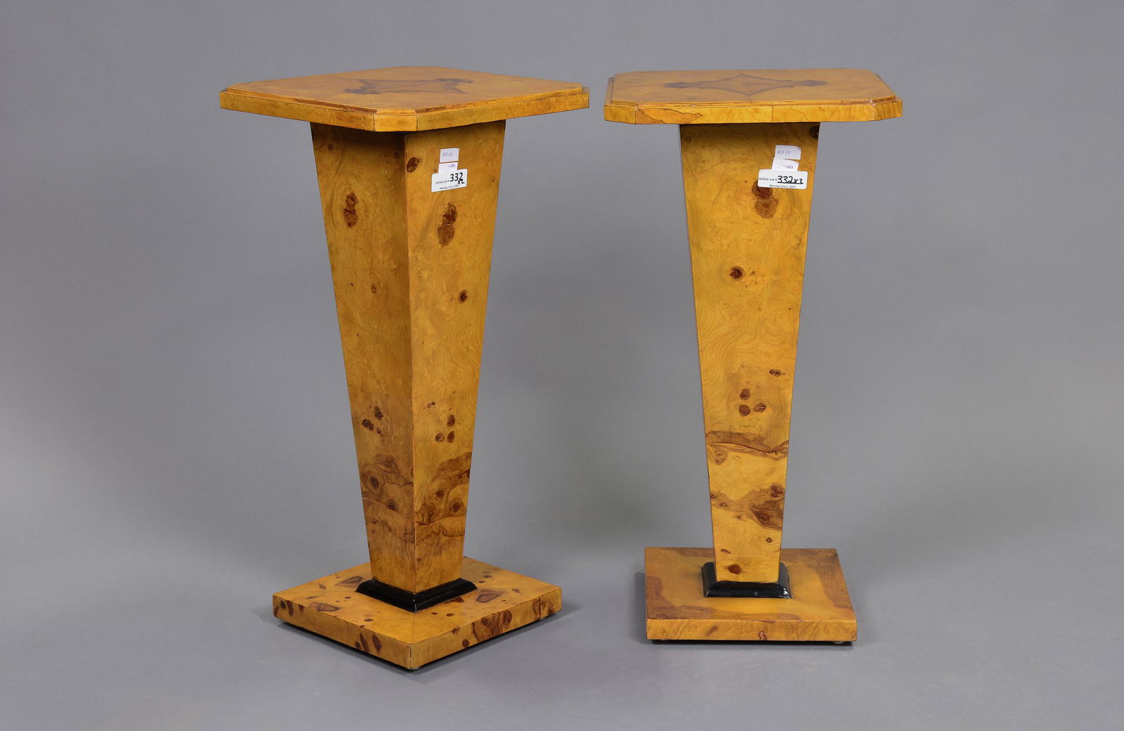 Pair of Art Deco Style Pedestals /  Stands - Square (1 of 4)