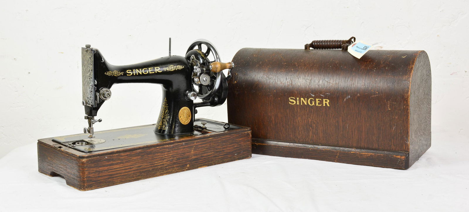 Singer Sewing Machine From England in Wood Case #3 (1 of 3)