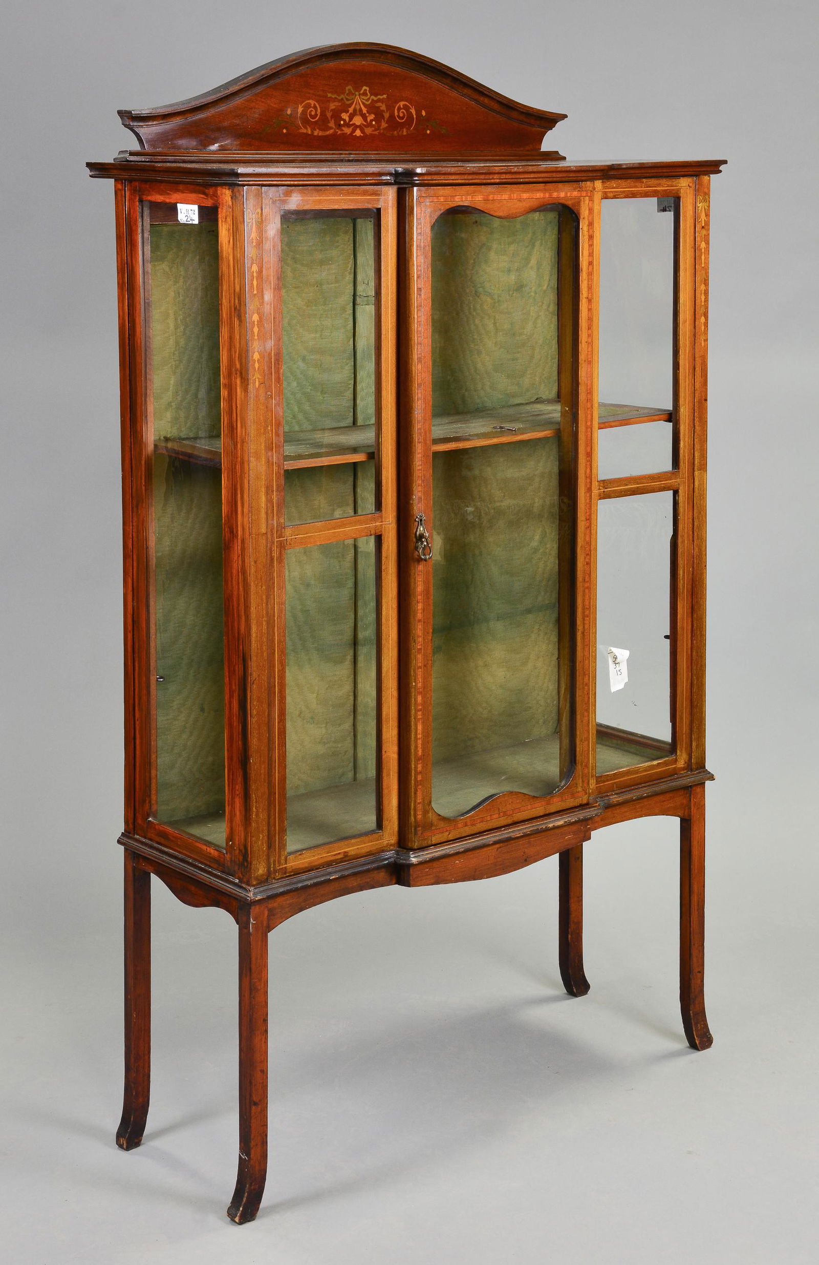 Tall British Display Cabinet (1 of 3)