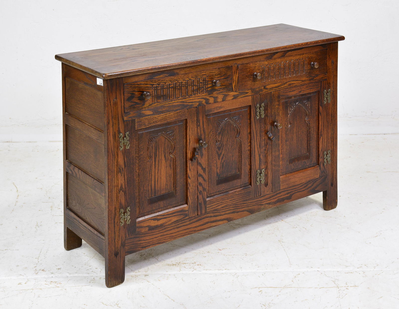 British Oak Sideboard (1 of 3)
