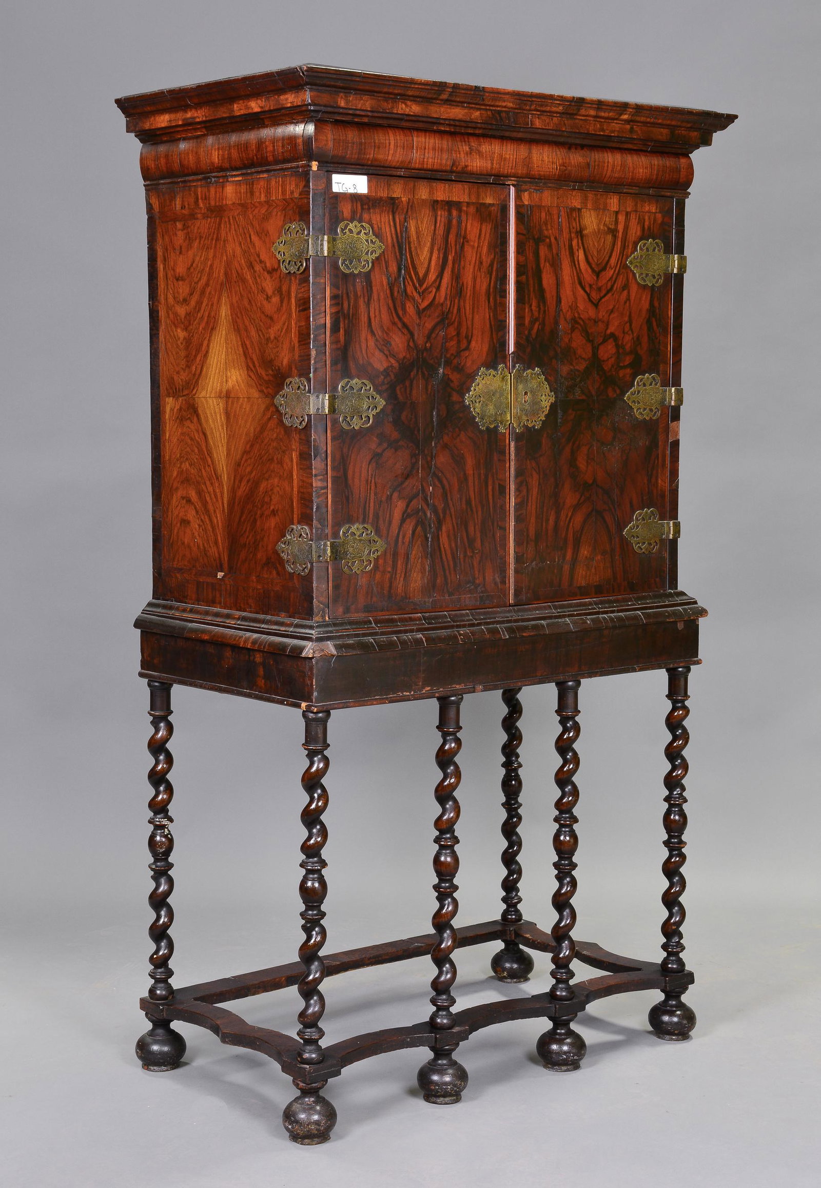 18th Century William & Mary Cabinet on Stand (1 of 17)