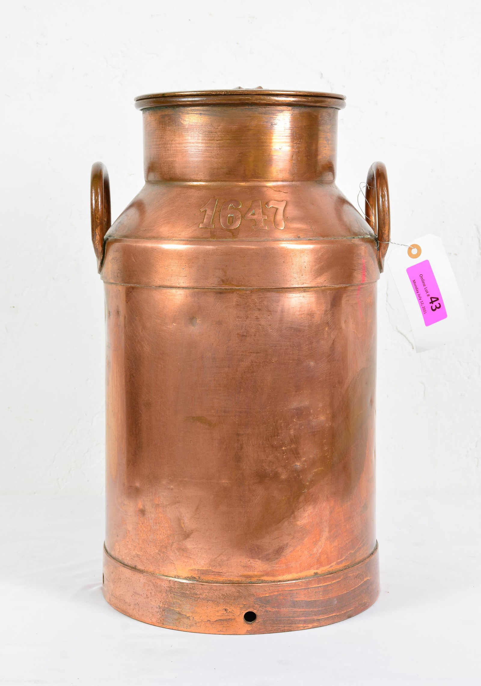 Copper Milk Can (1 of 3)