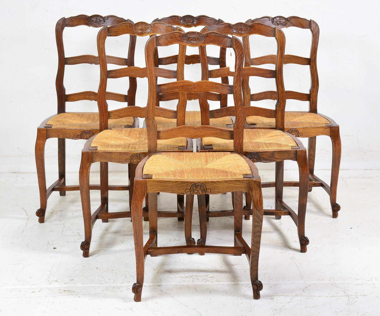 set of 6 Louis XV style dining chairs (1 of 3)