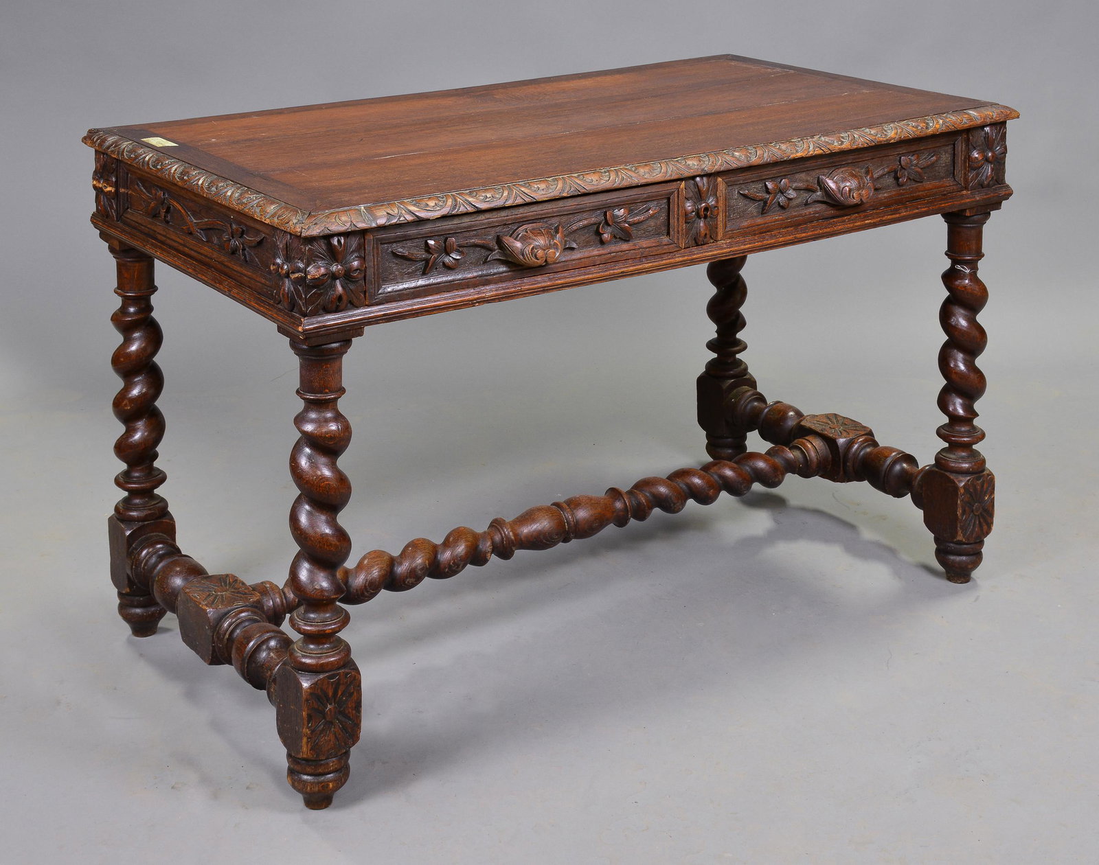 Barley Twist Side Table/ Desk (1 of 7)