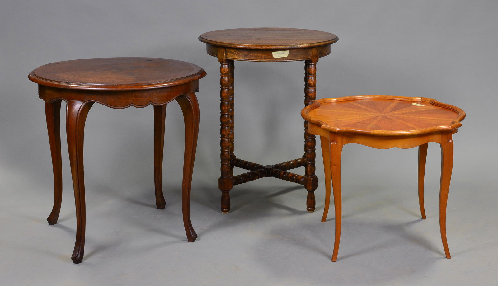 lot small tables: lot small tables 29 in tall x 24 x 24 and 20 x 26 x 26
