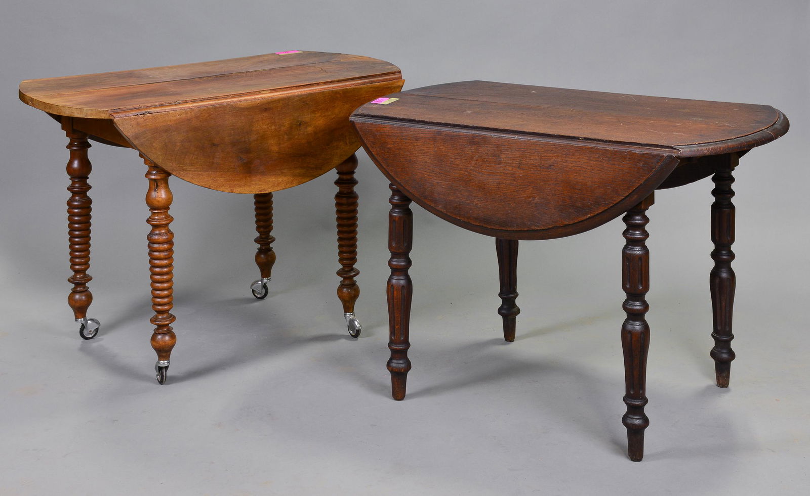 two drop side tables (1 of 3)