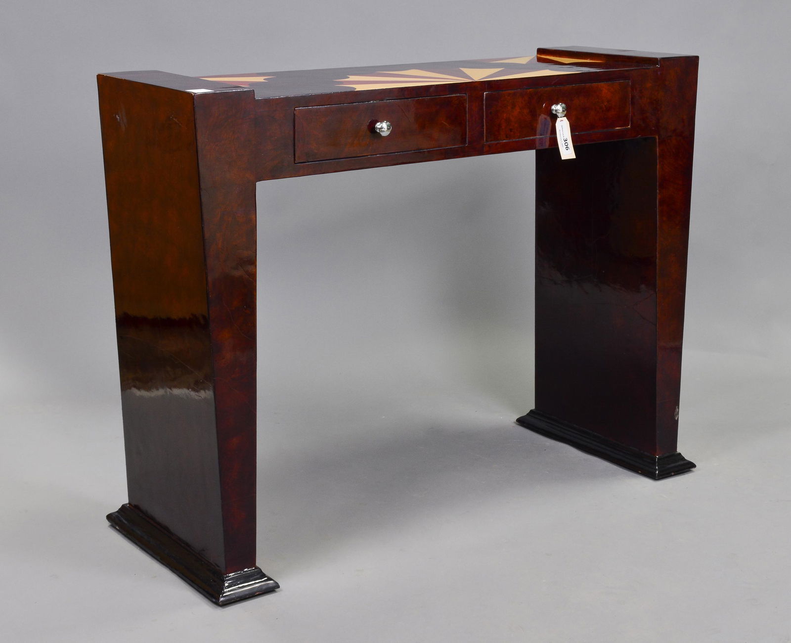 Art Deco Style  Two Drawer Console Table (1 of 4)