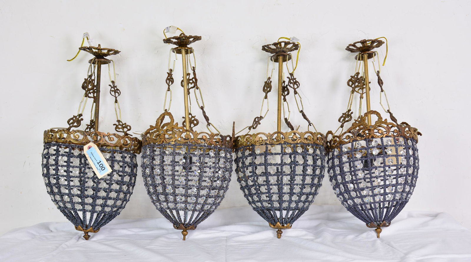 4 Small Empire Style Chandeliers (1 of 3)