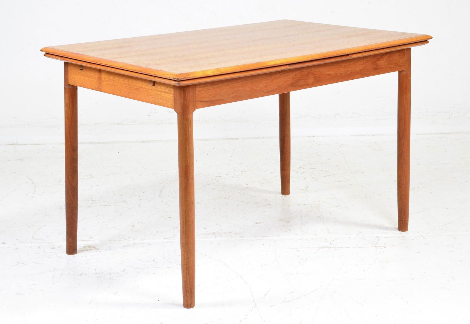 Danish Modern Teak Dining Table with Pull Out Leaves (1 of 6)