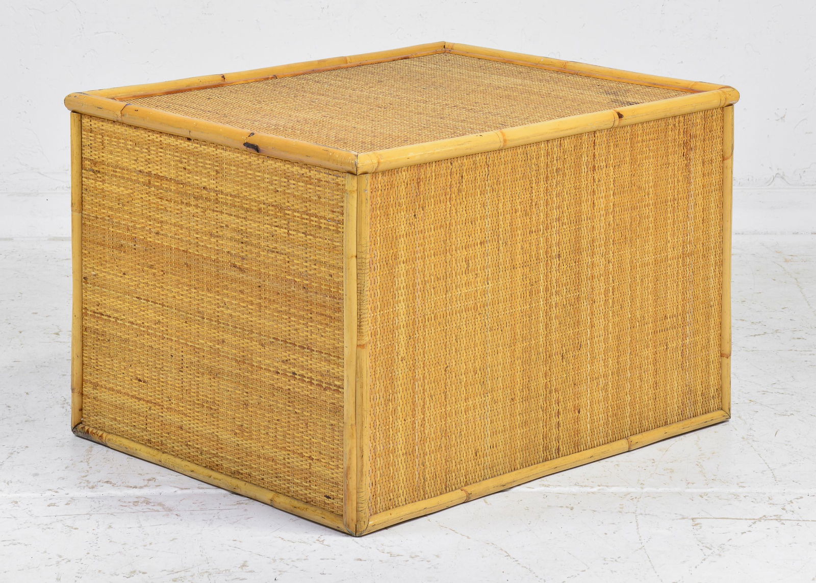 Bamboo / Rattan / Wicker  European Box or Coffee Table (1 of 3)