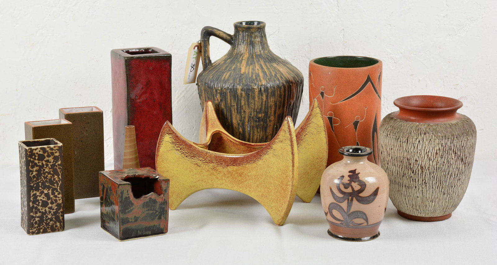 11 Pieces of West German / European Mid Century Pottery (1 of 7)