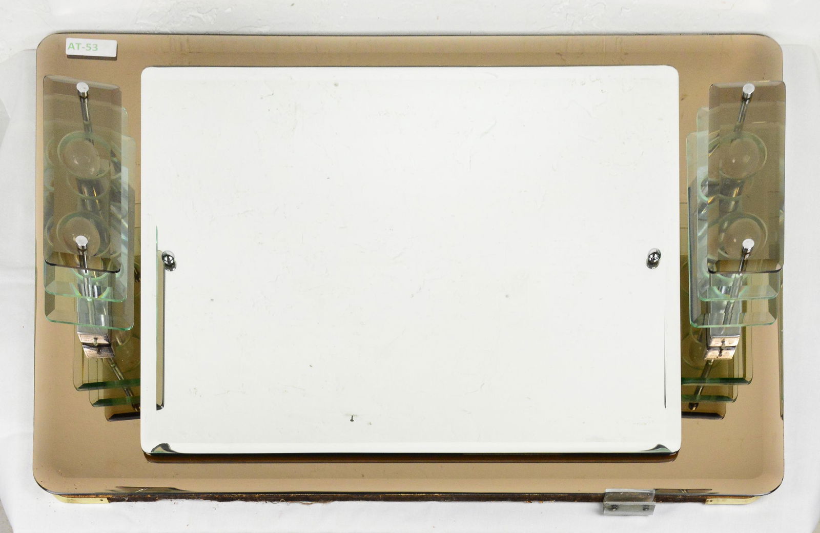 Illuminated Large Art Deco Mirror (1 of 3)