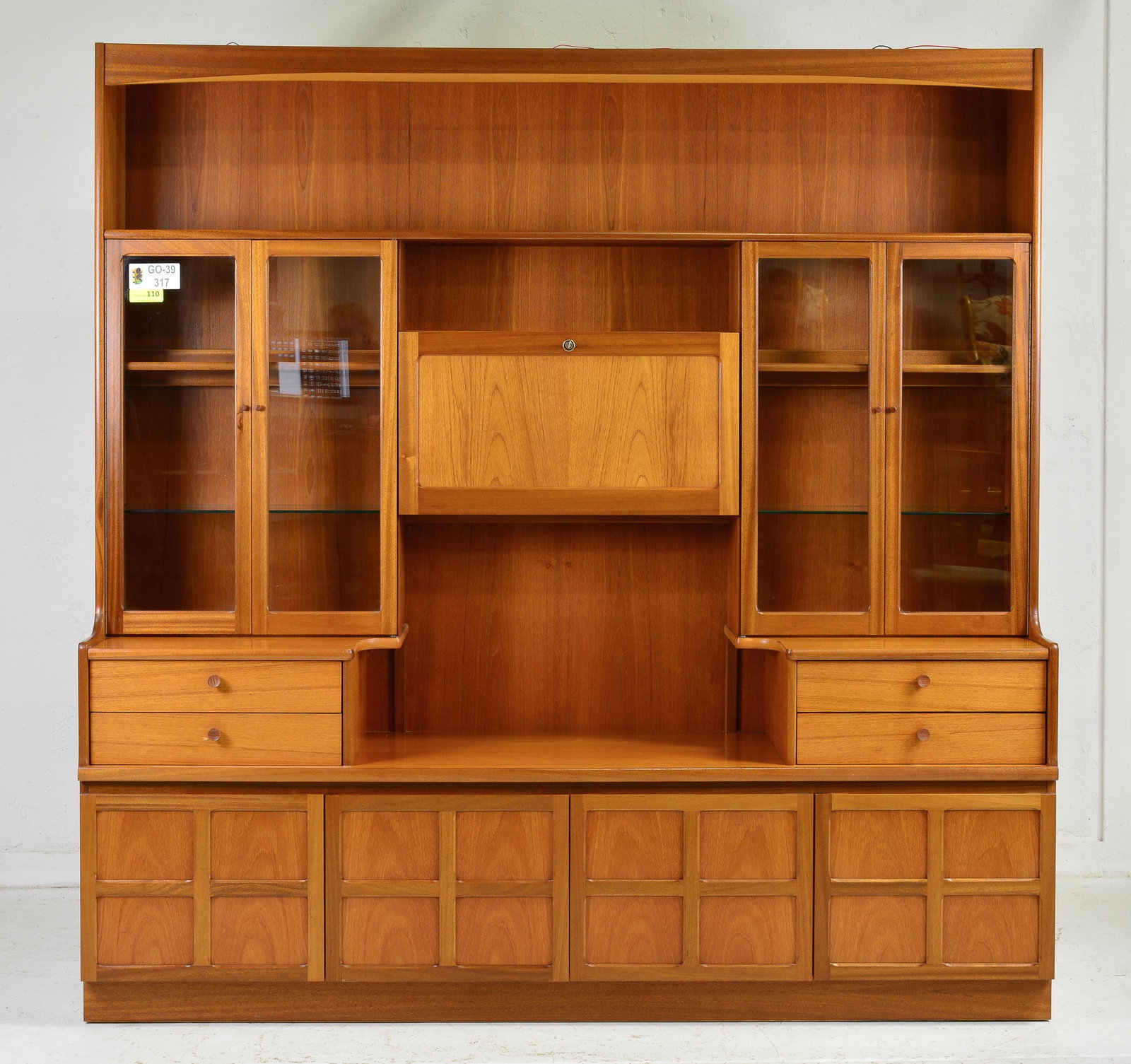 Mid Century Bookcase / Cocktail Cabinet - Nathan (1 of 5)