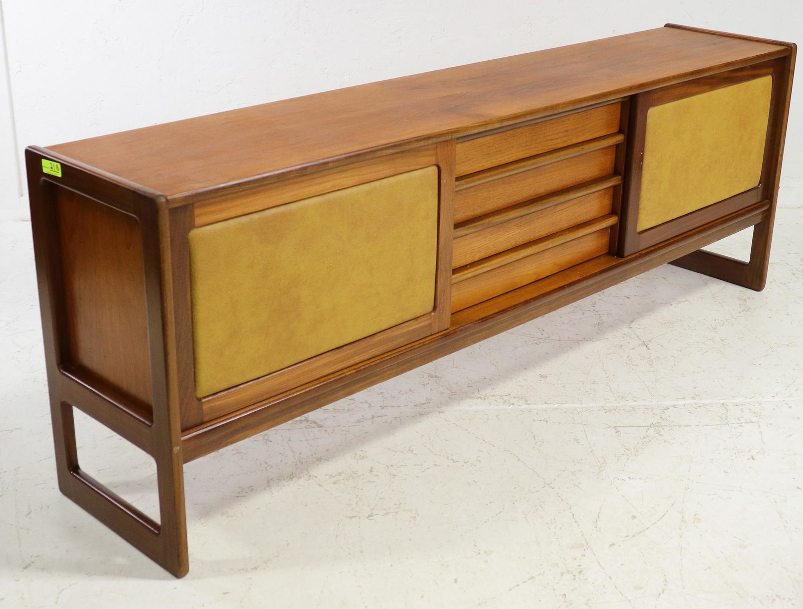 Mid Century Modern Teak Sideboard With Sliding Doors (1 of 6)