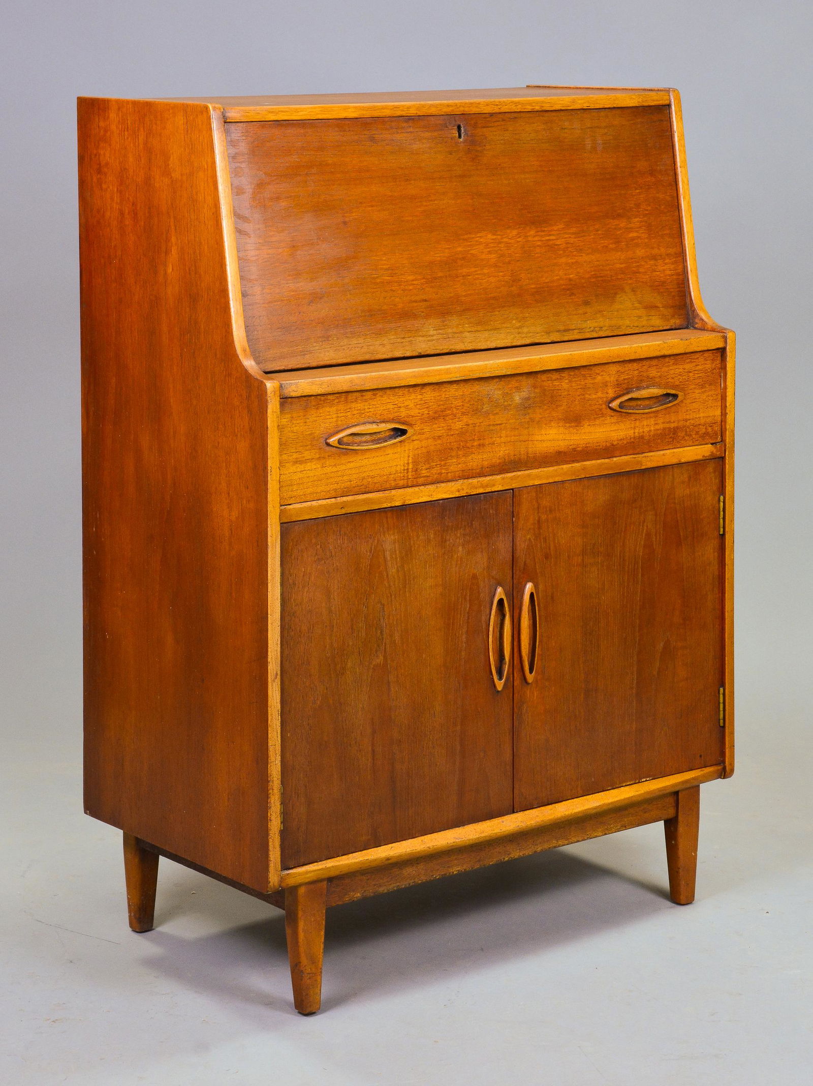 Mid Century Modern Drop Front Desk / Bureau (1 of 4)