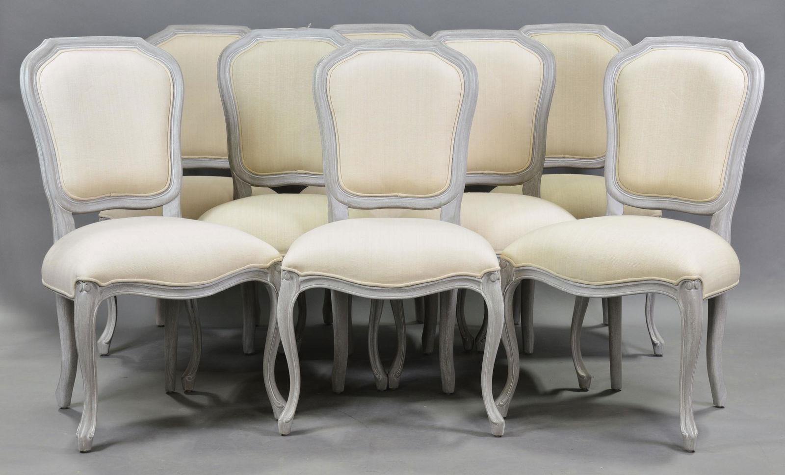 Set Of 8 Mystic Grey Dining Chairs (1 of 1)