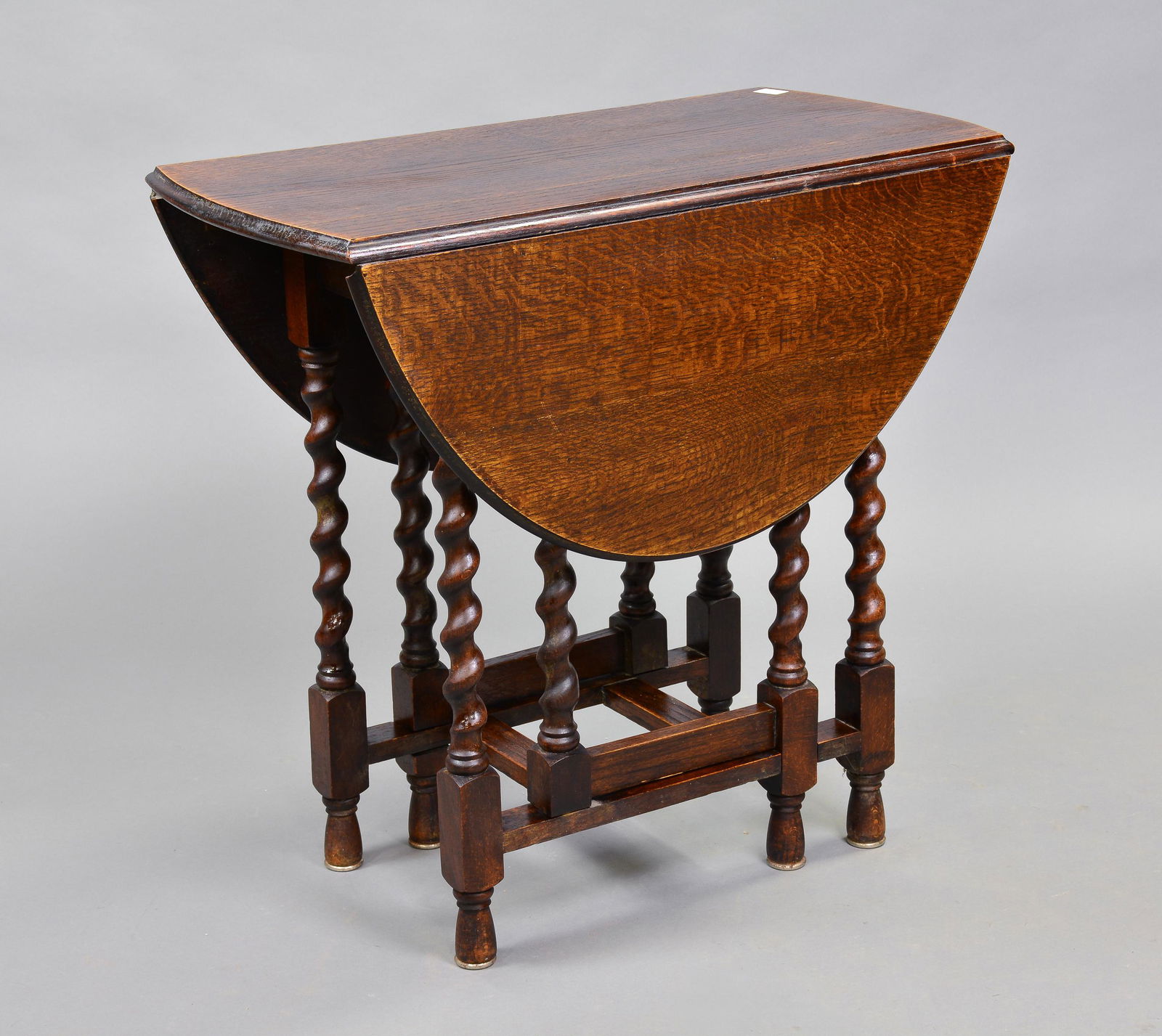 Barley Twist Oak Drop Leaf Table (1 of 3)