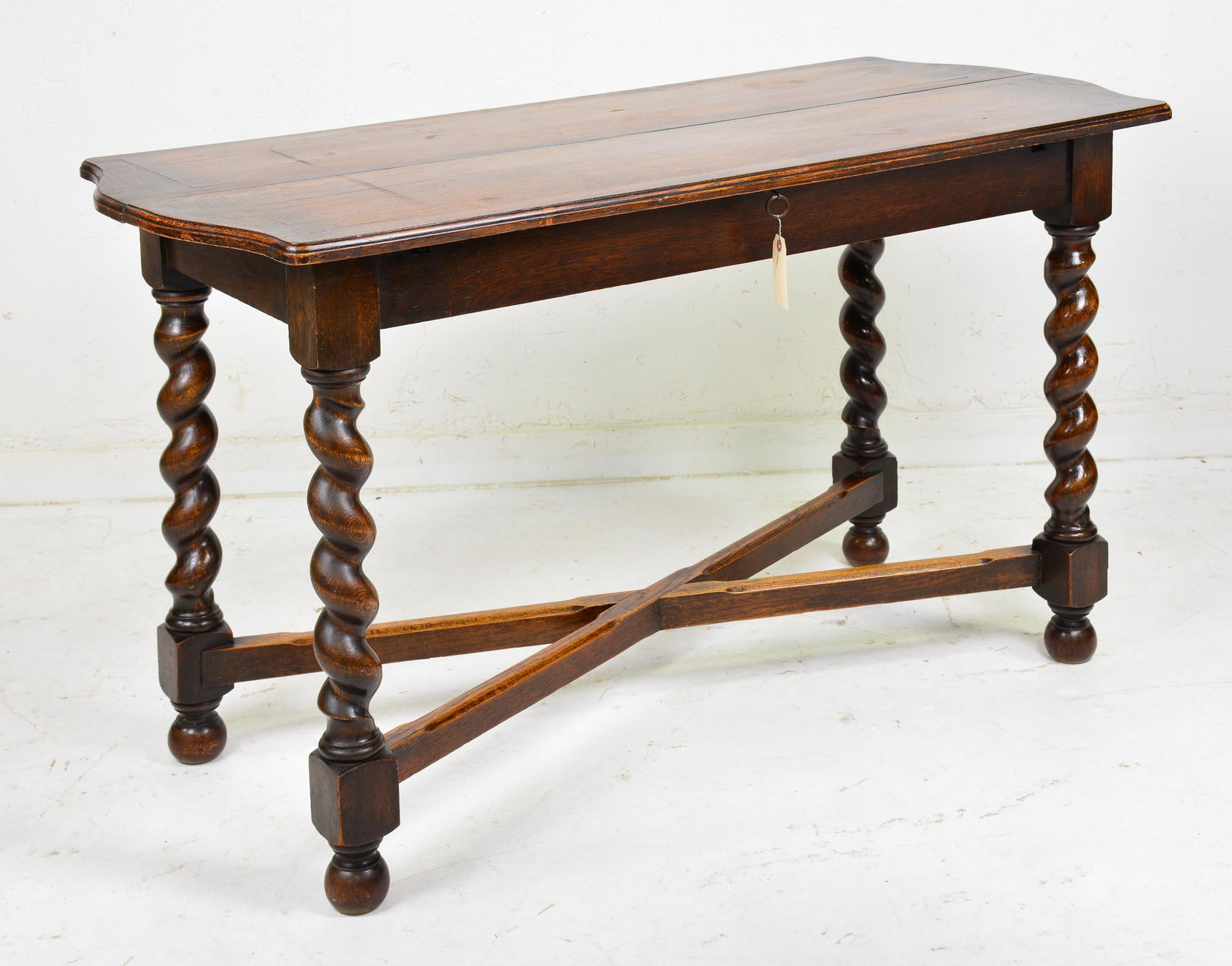 British Barley Twist Table With Leaf (1 of 3)