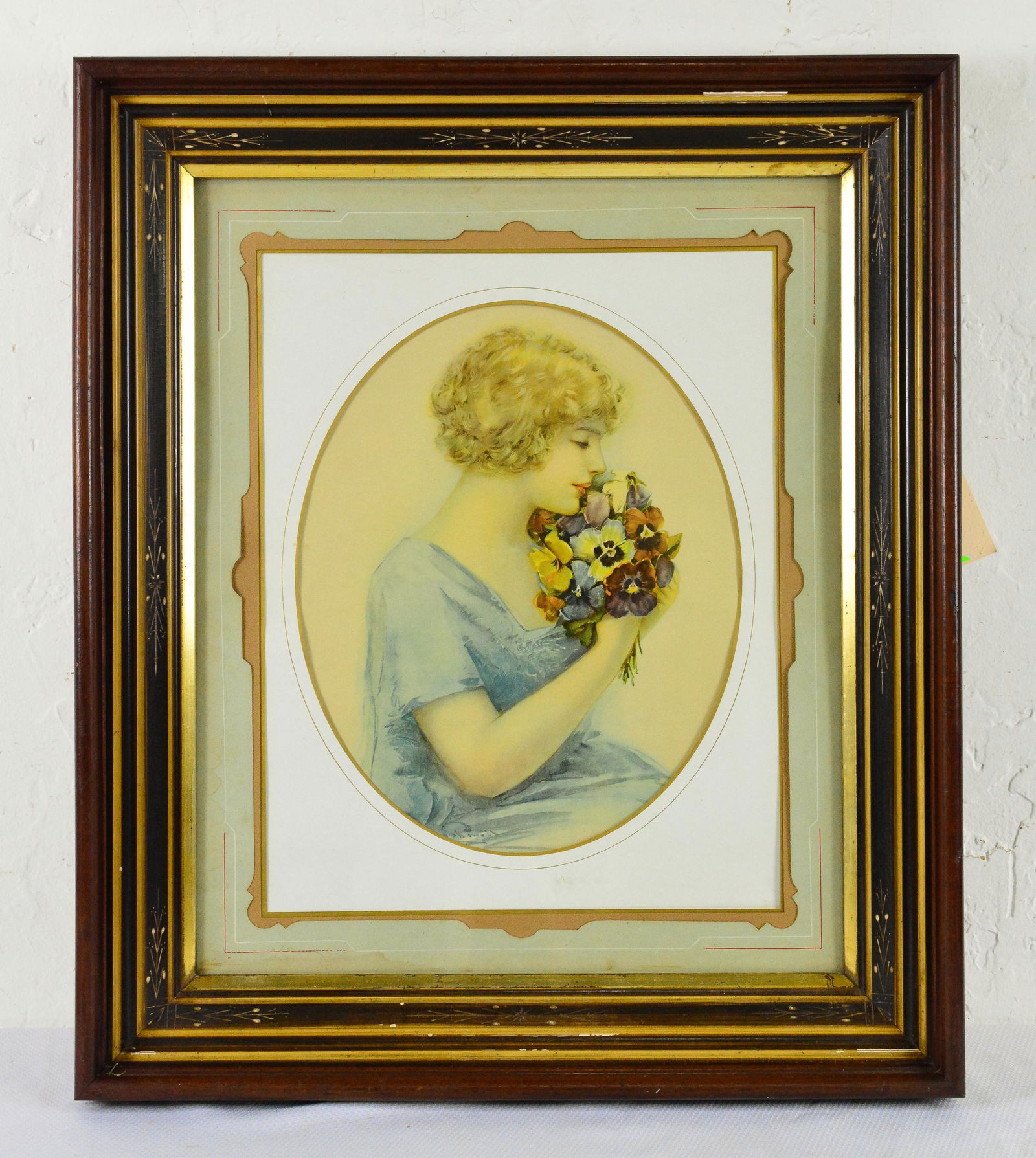 Framed Double Matted Portrait - Woman (1 of 4)