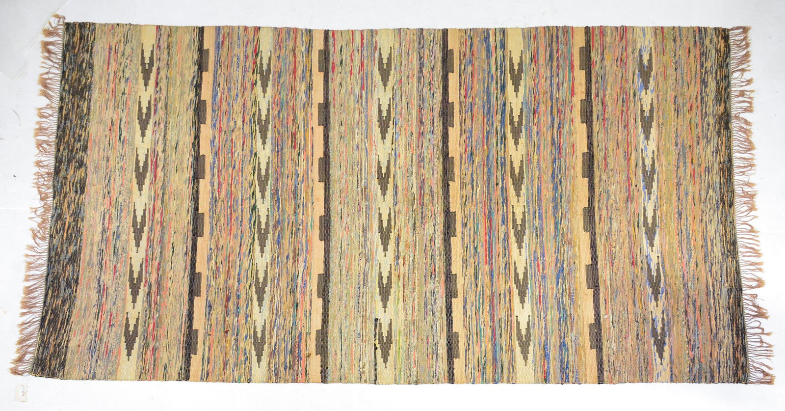 Large Vintage Swedish Rag Rug #1 (1 of 3)