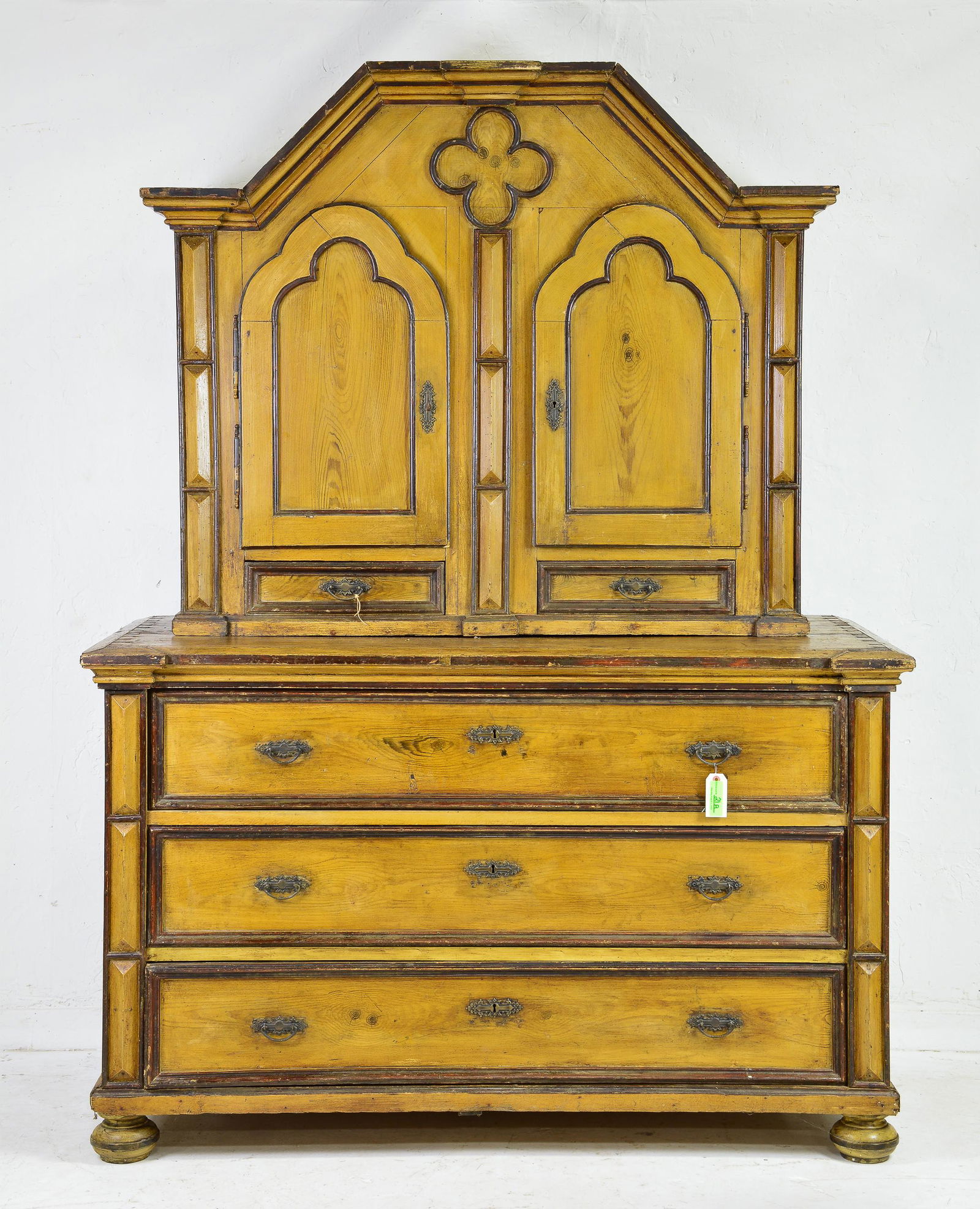 Victorian Pine Large Cupboard c.1880 (1 of 11)