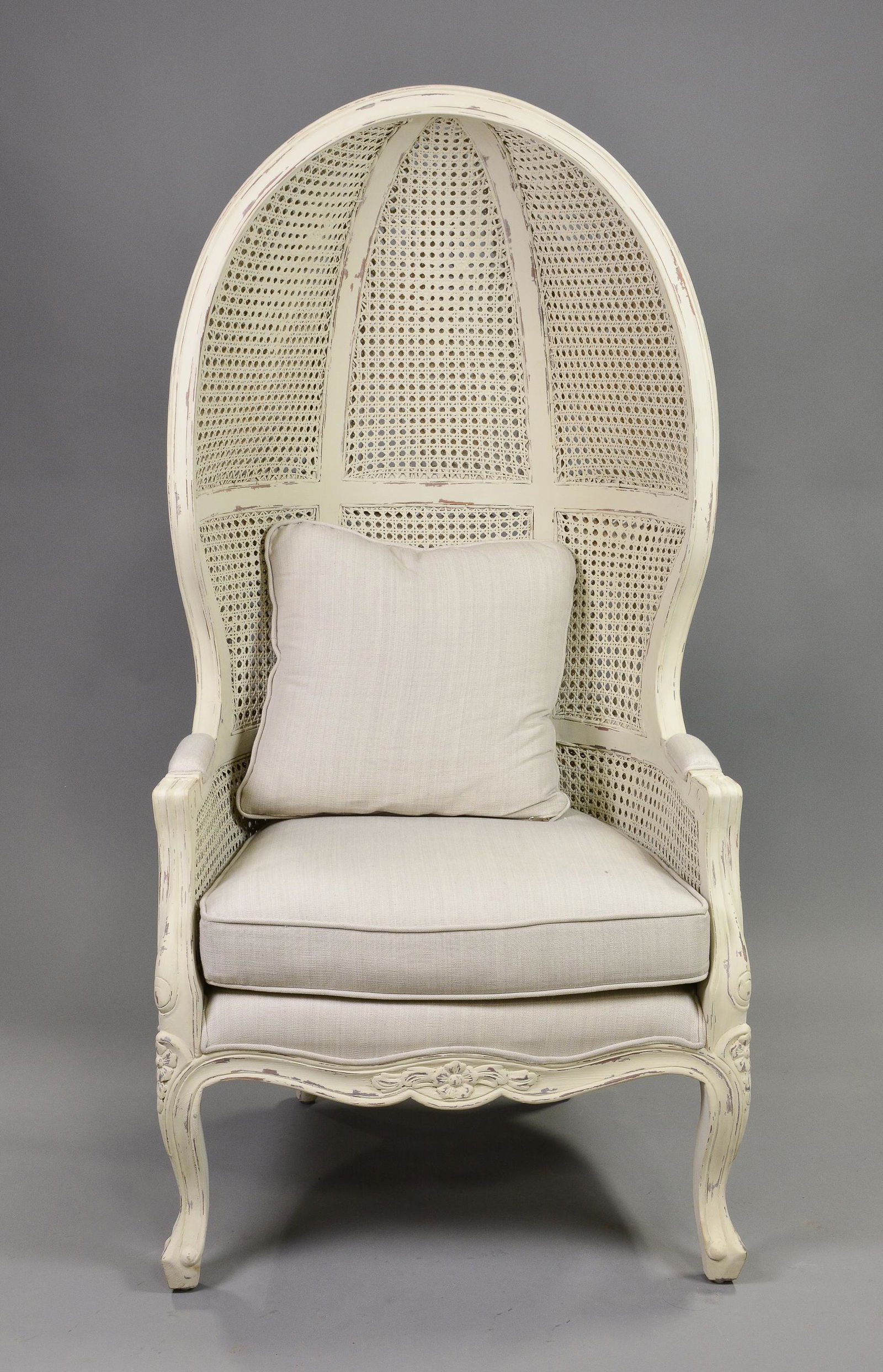 Painted Caned Balloon / Porter Chair #1 (1 of 2)