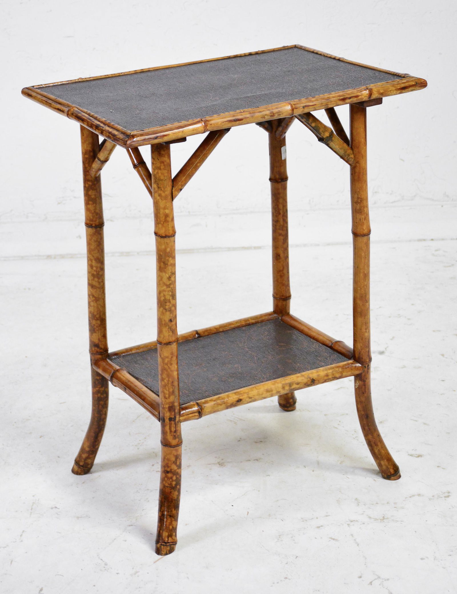 Bamboo 2 Tier Occasional Table #2 (1 of 3)