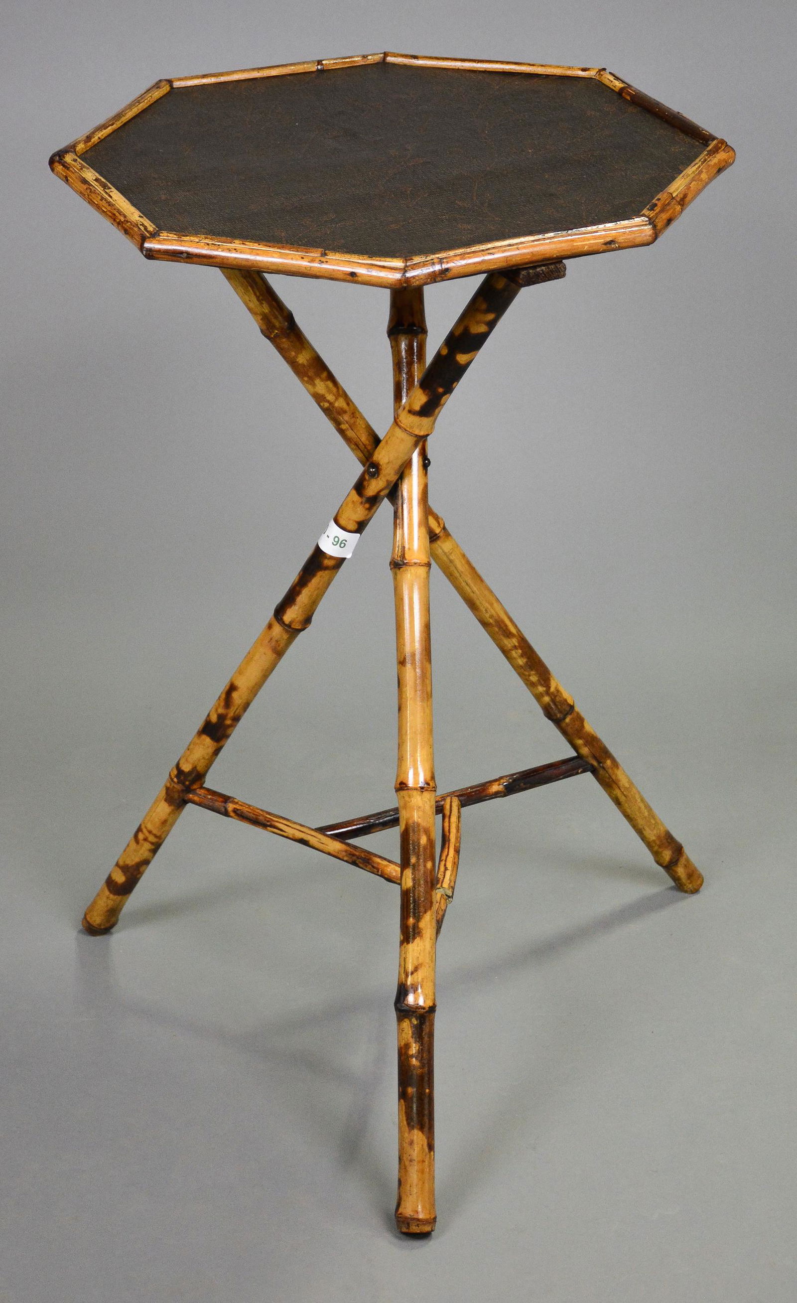 Bamboo Side / Lamp Table #1 (1 of 2)