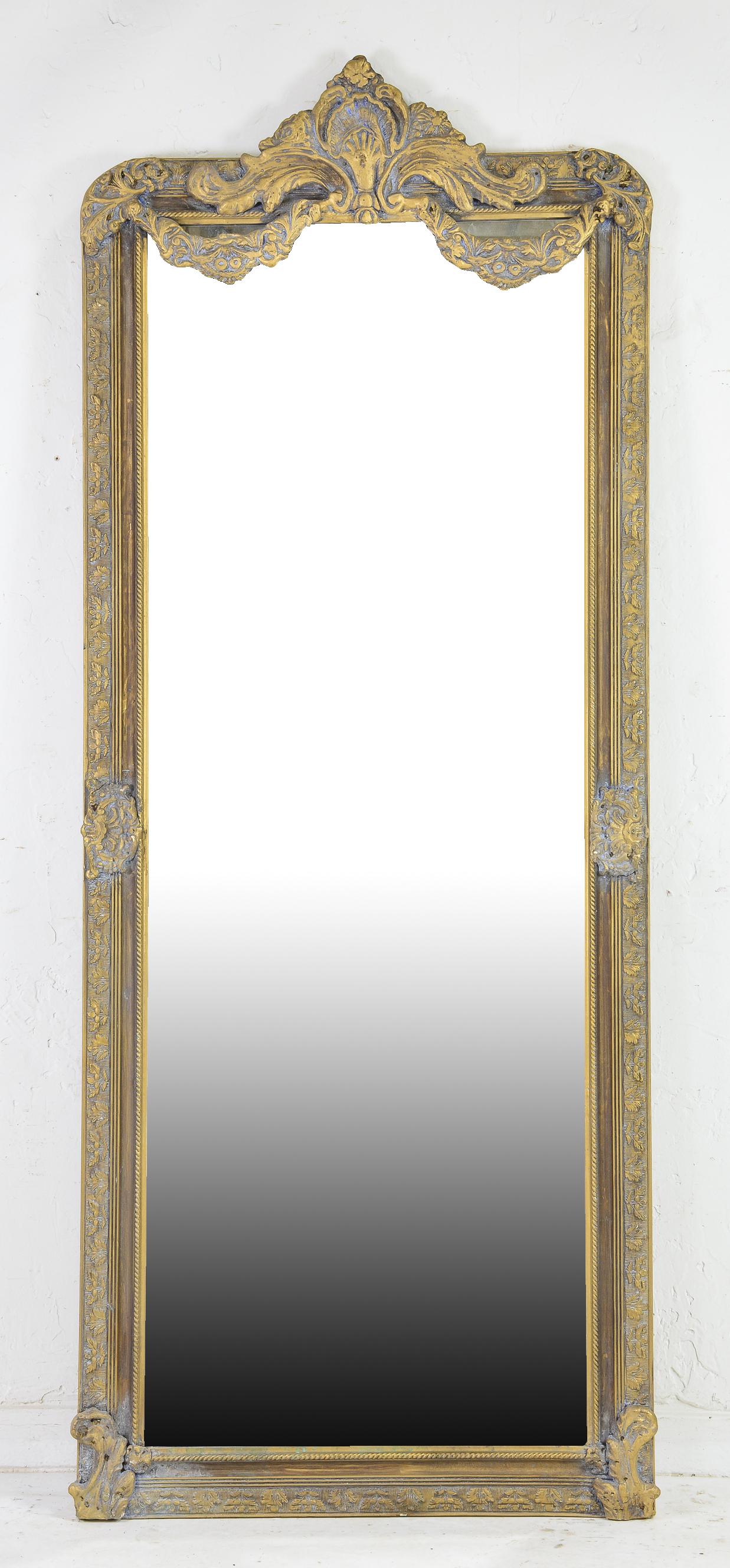 Tall French Style Beveled Mirror #1 (1 of 4)