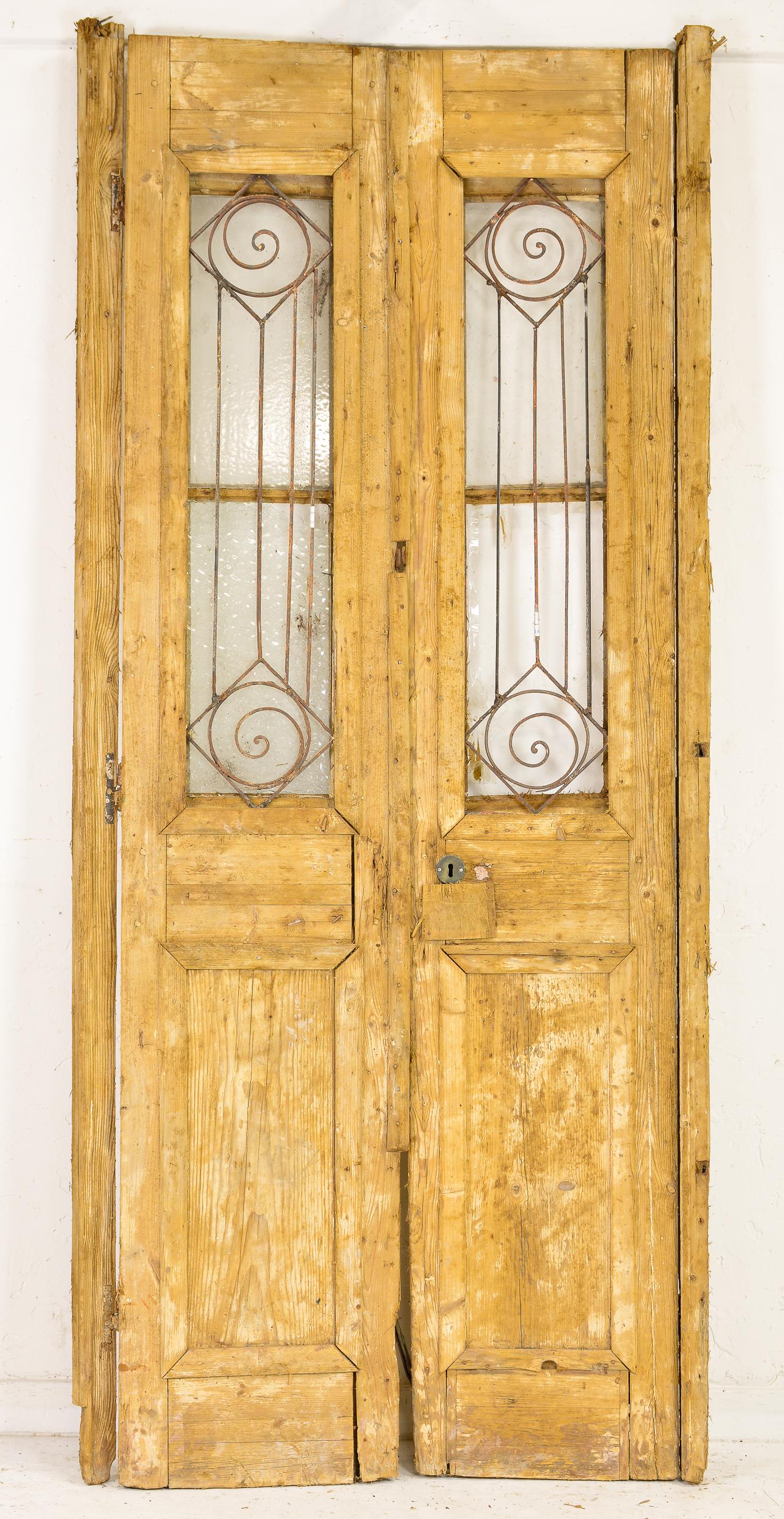 2 Panel Door With Iron Insert #2 (1 of 4)