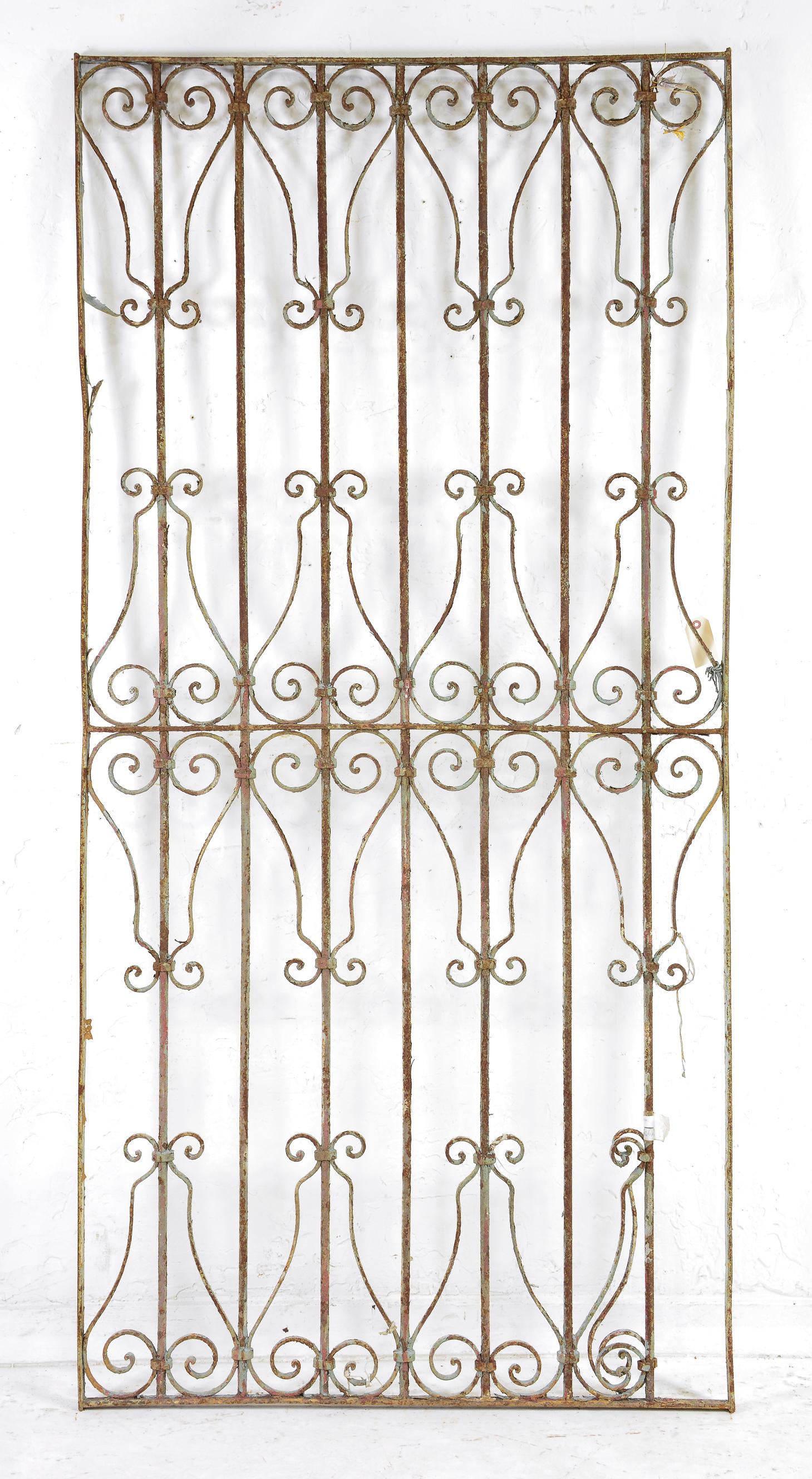 Large Painted Iron Panel #2 (1 of 2)