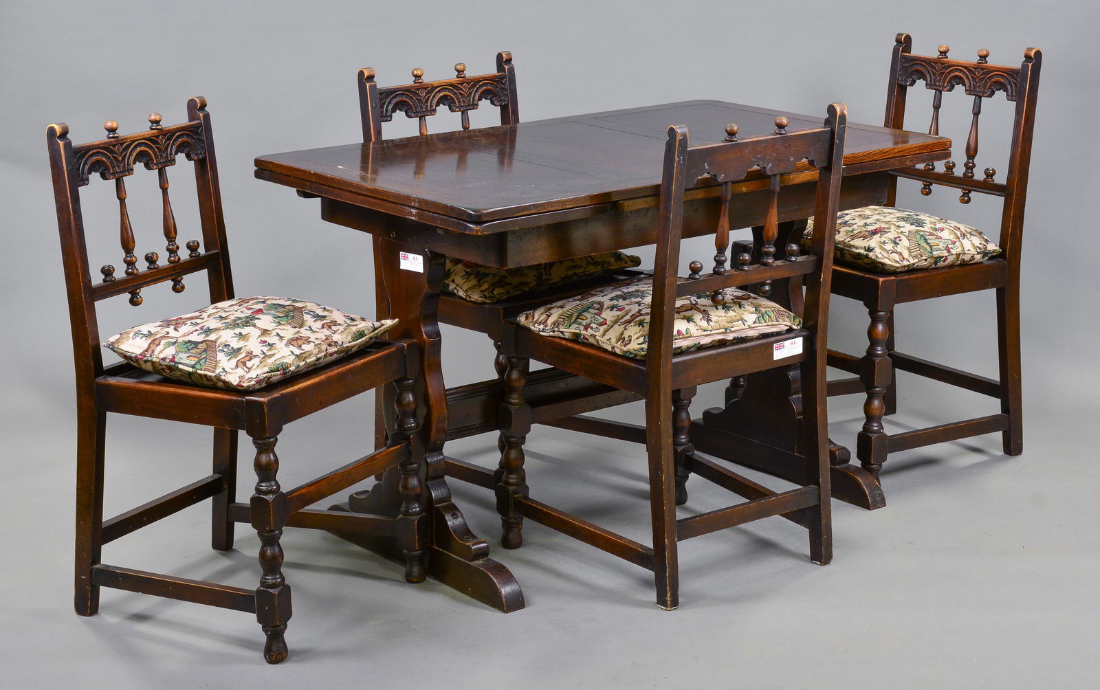 British Draw Leaf Dining Table & 4 Chairs - Ercol (1 of 4)