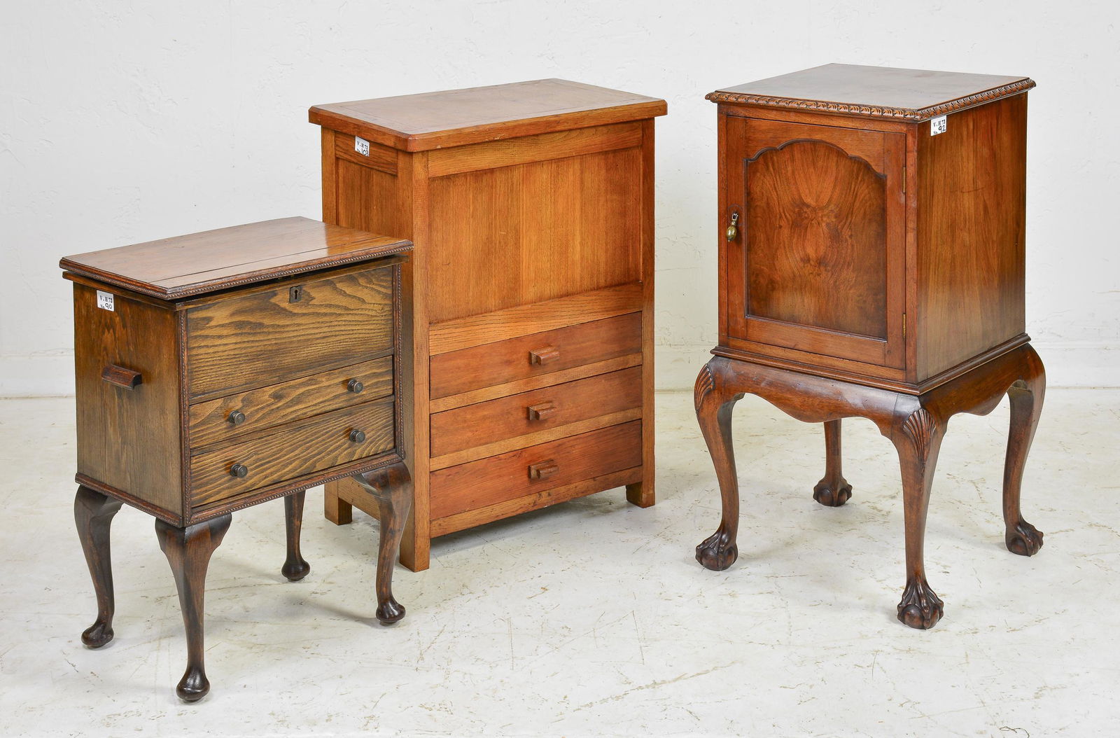 3 Small British Cabinets / Chests (1 of 5)