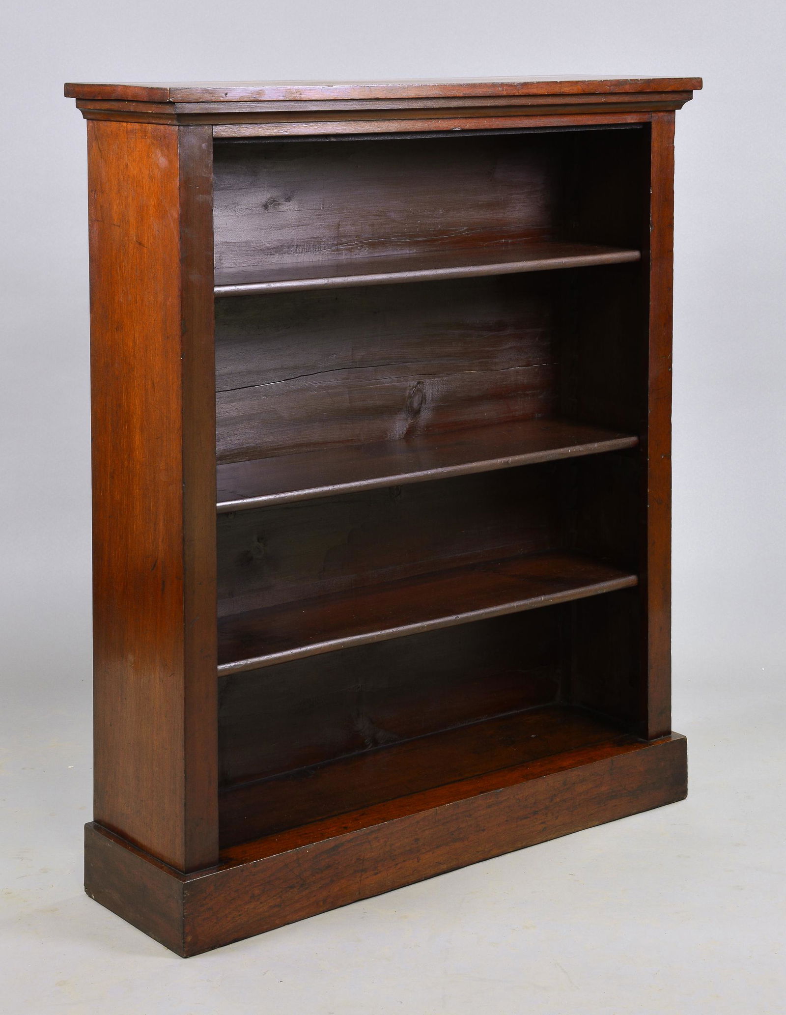 Edwardian Mahogany Open Bookshelf (1 of 3)