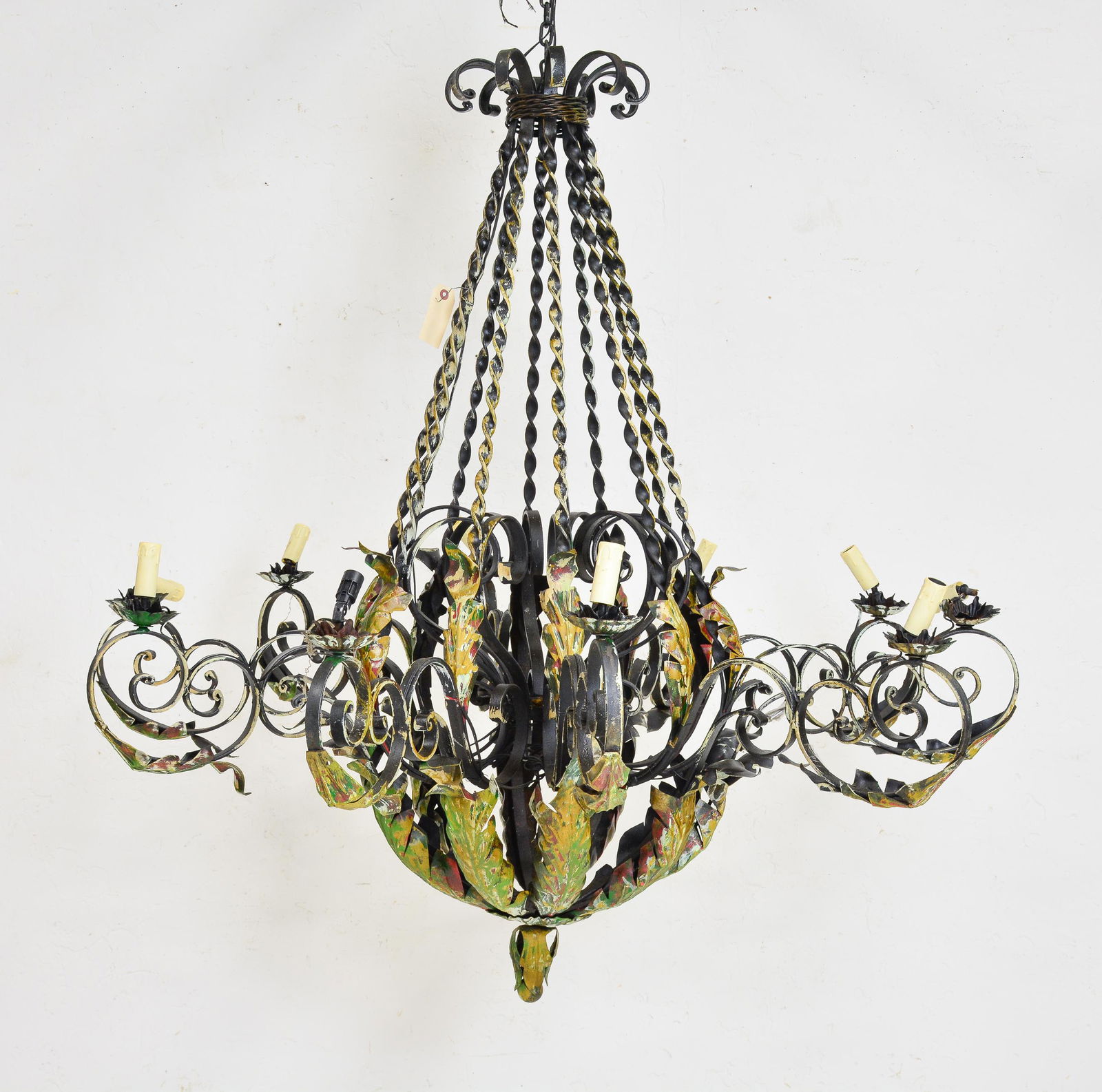 Very Large Iron Chandelier #2 (1 of 2)