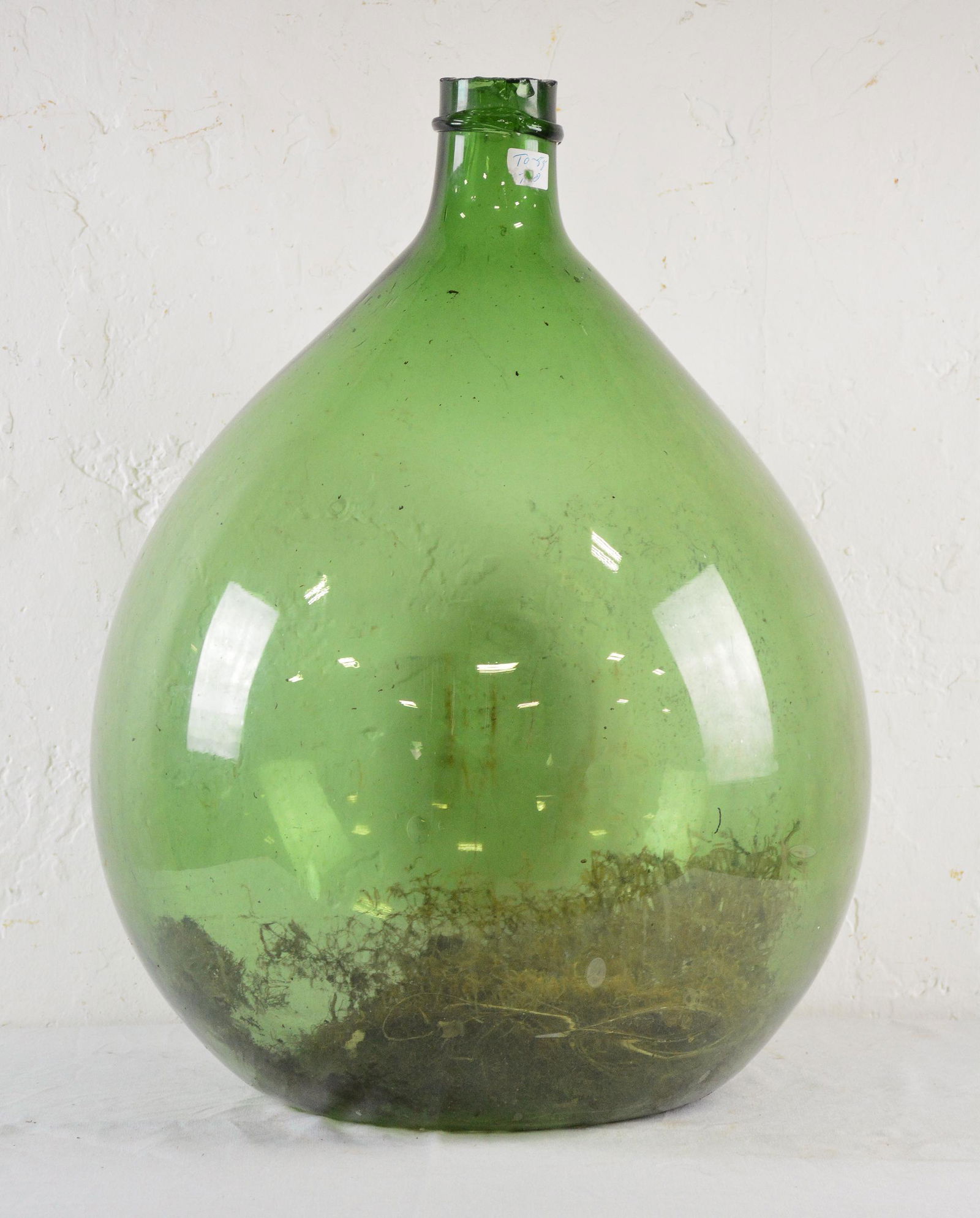 Large Green Glass Demijohn / Bottle #2 (1 of 2)