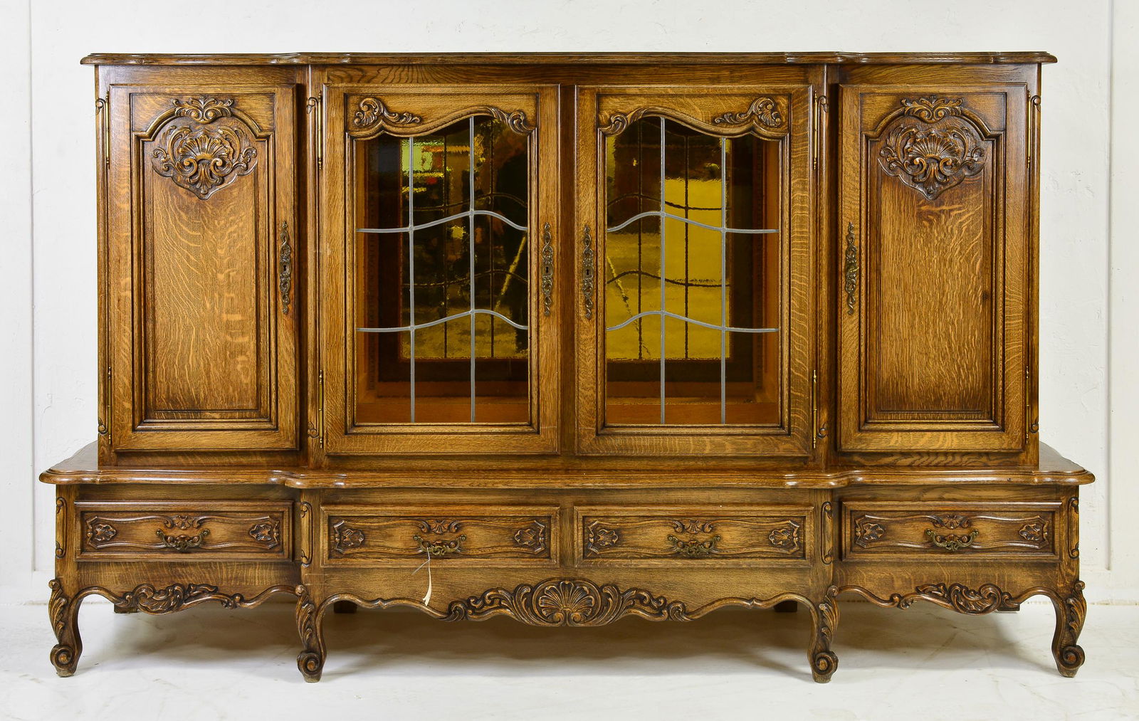 Large Country French Cupboard / Buffet (1 of 5)