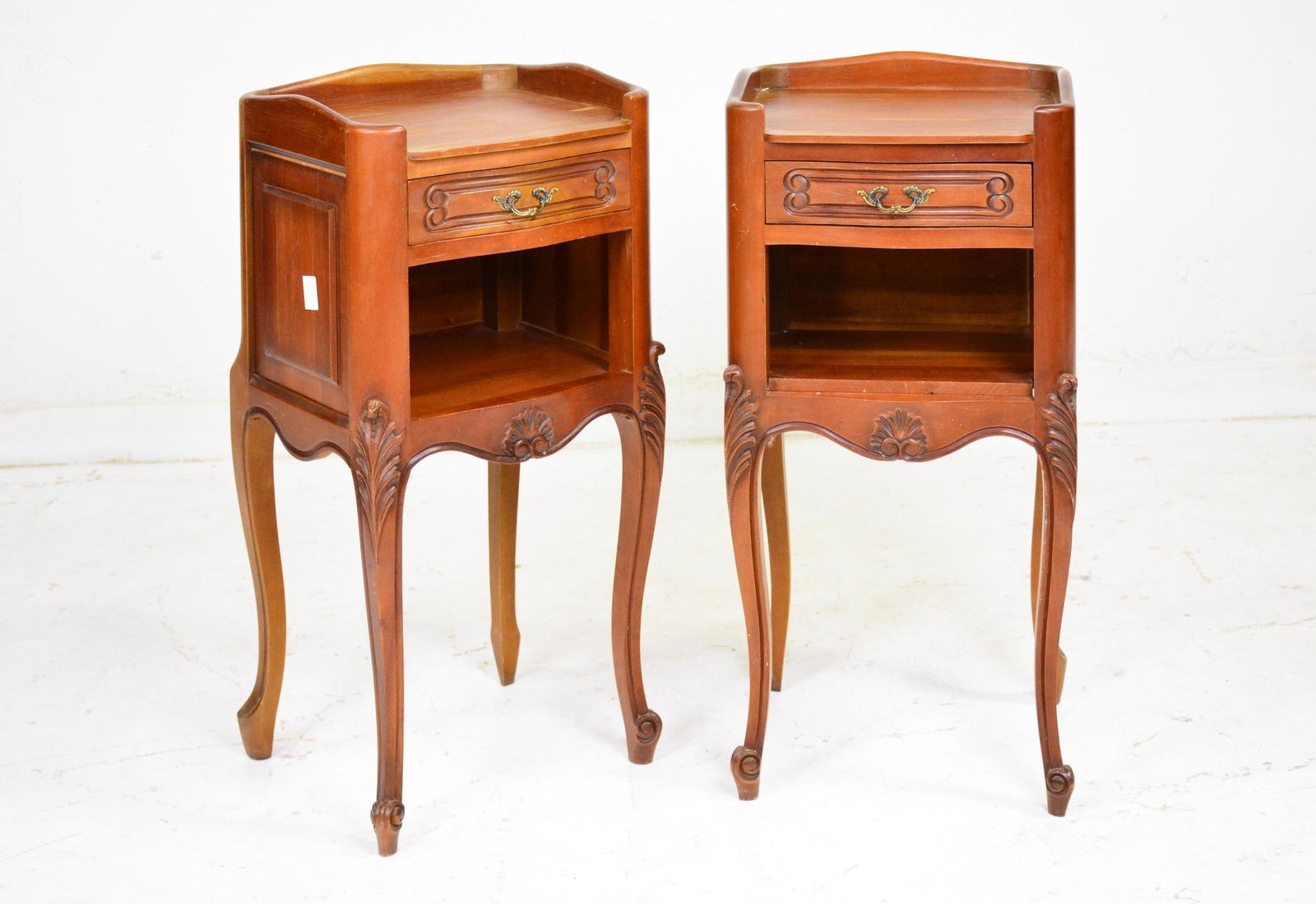 Pair Louis XV Style Nightstands / Occasional Cabinets (1 of 3)