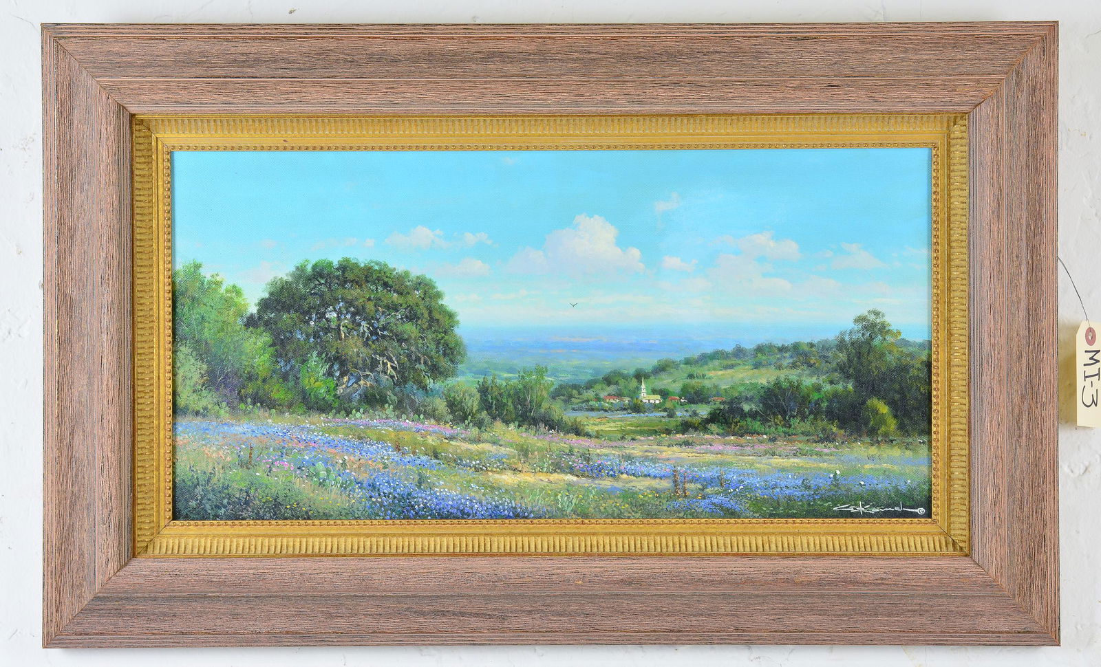 Framed Blue Bonnet Oil On Canvas - George Kovach (1 of 3)