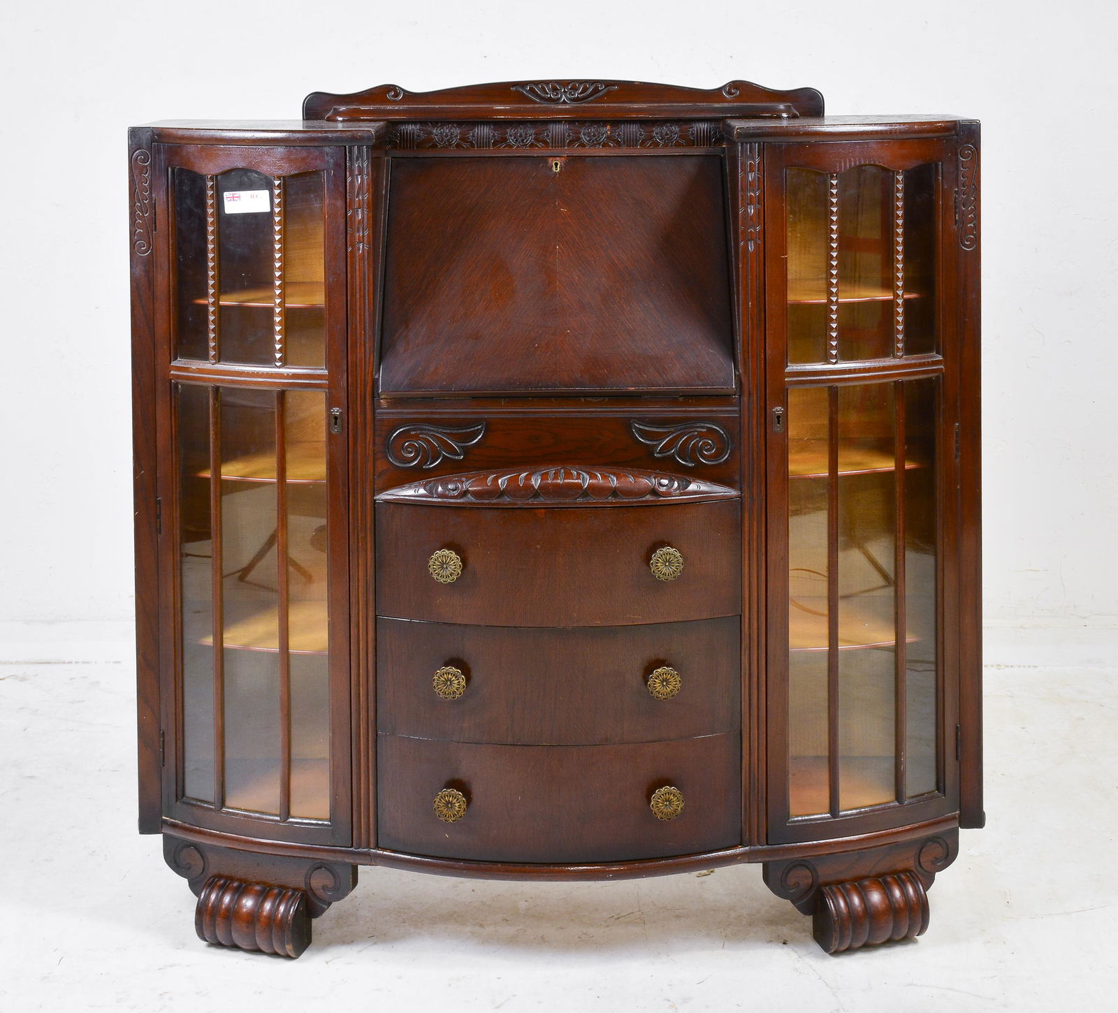 British Oak Drop Front Side By Side (1 of 7)