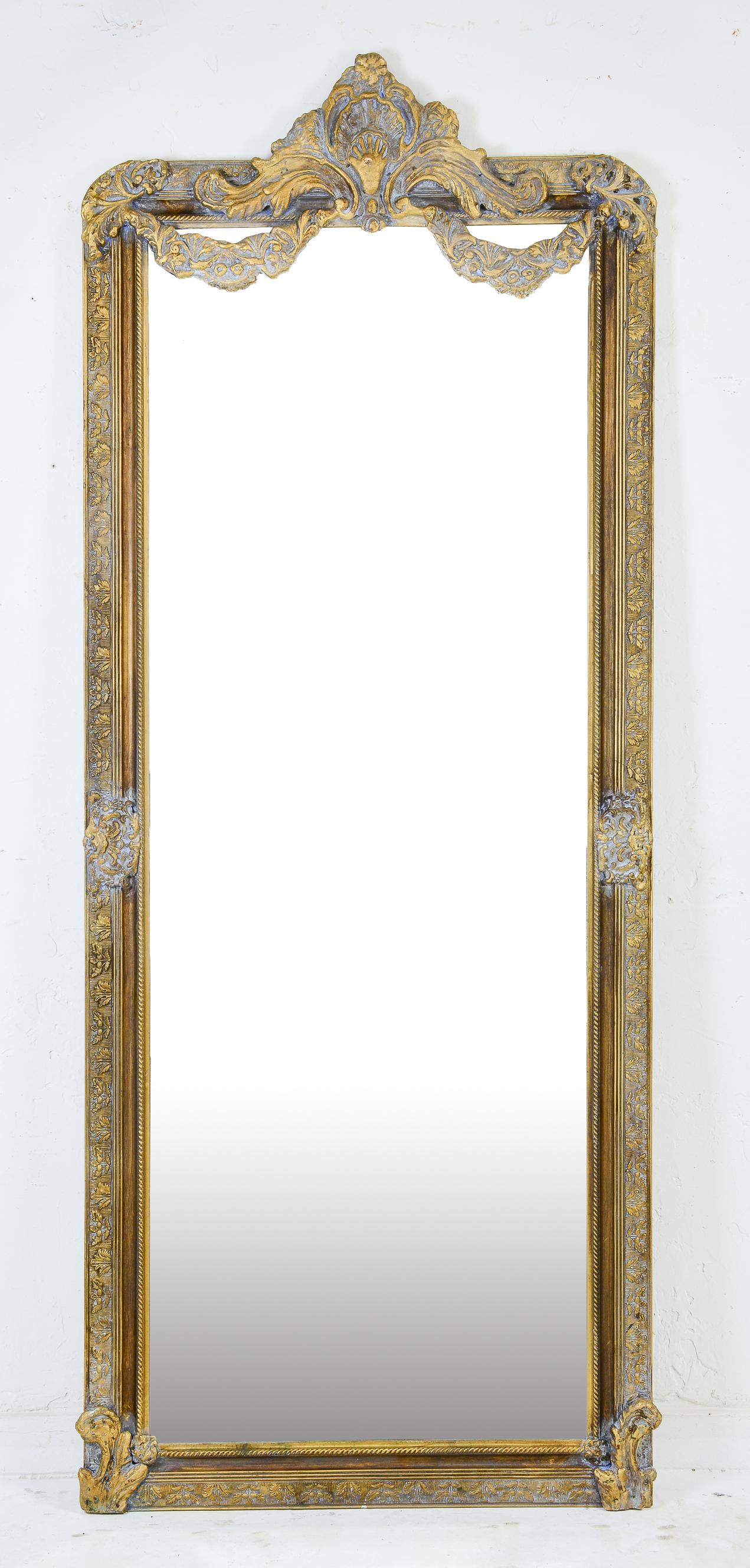 French Style Tall Beveled Mirror #2 (1 of 4)