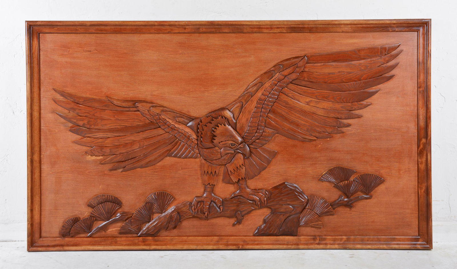 Large Carved Eagle Art (1 of 3)