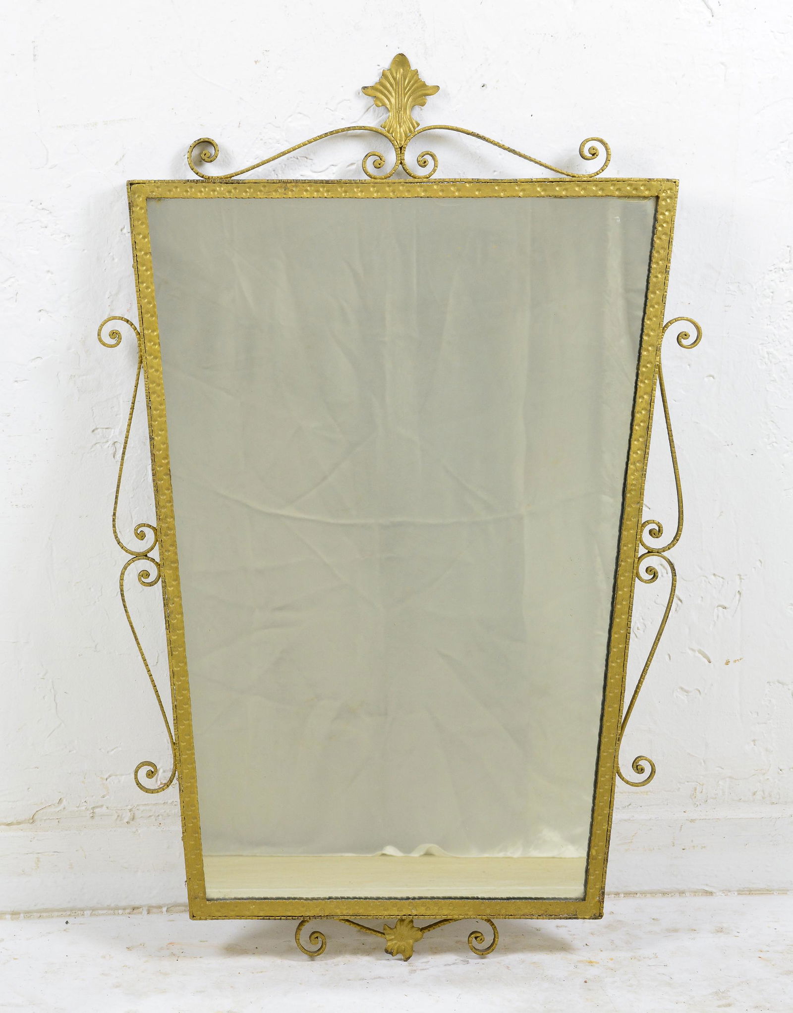 Italian Style Gold Metal Framed Mirror (1 of 2)