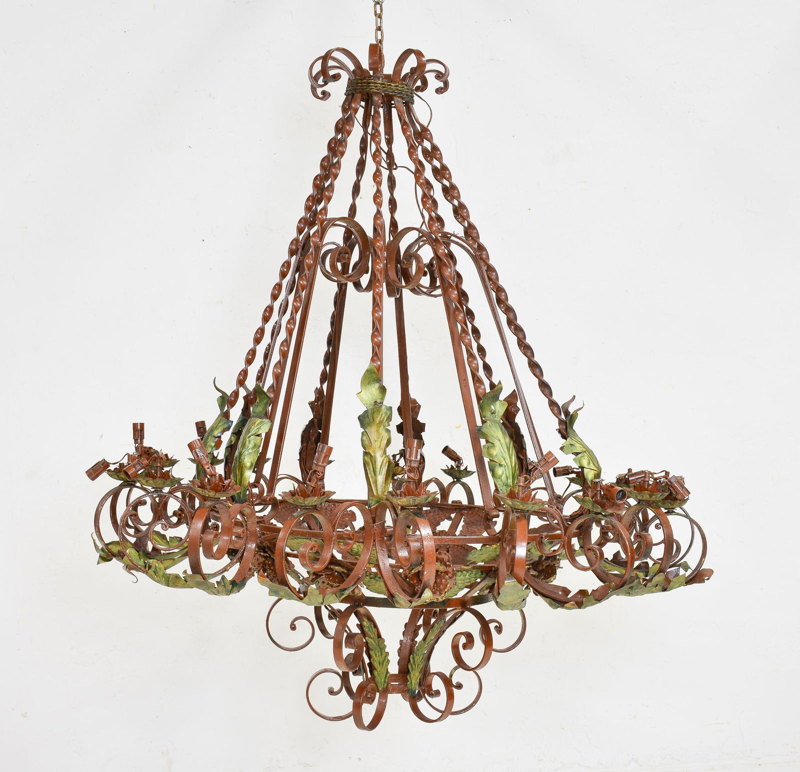 Very Large Iron Chandelier #3 (1 of 2)