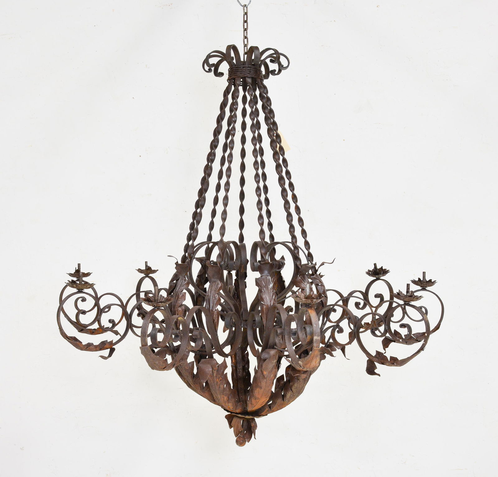Very Large Iron Chandelier #4 (1 of 2)