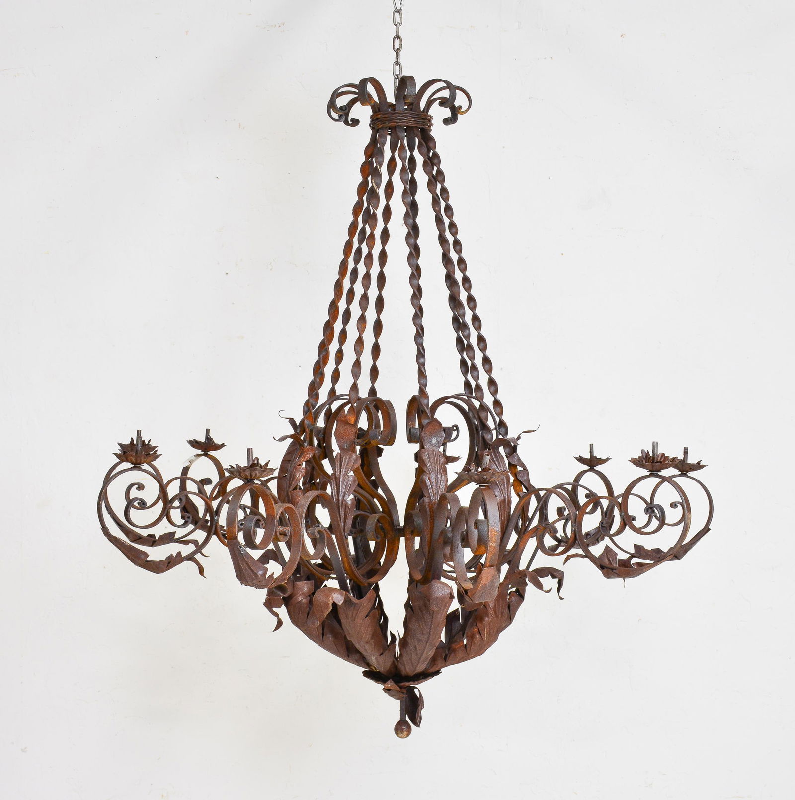 Very Large Iron Chandelier #1 (1 of 2)