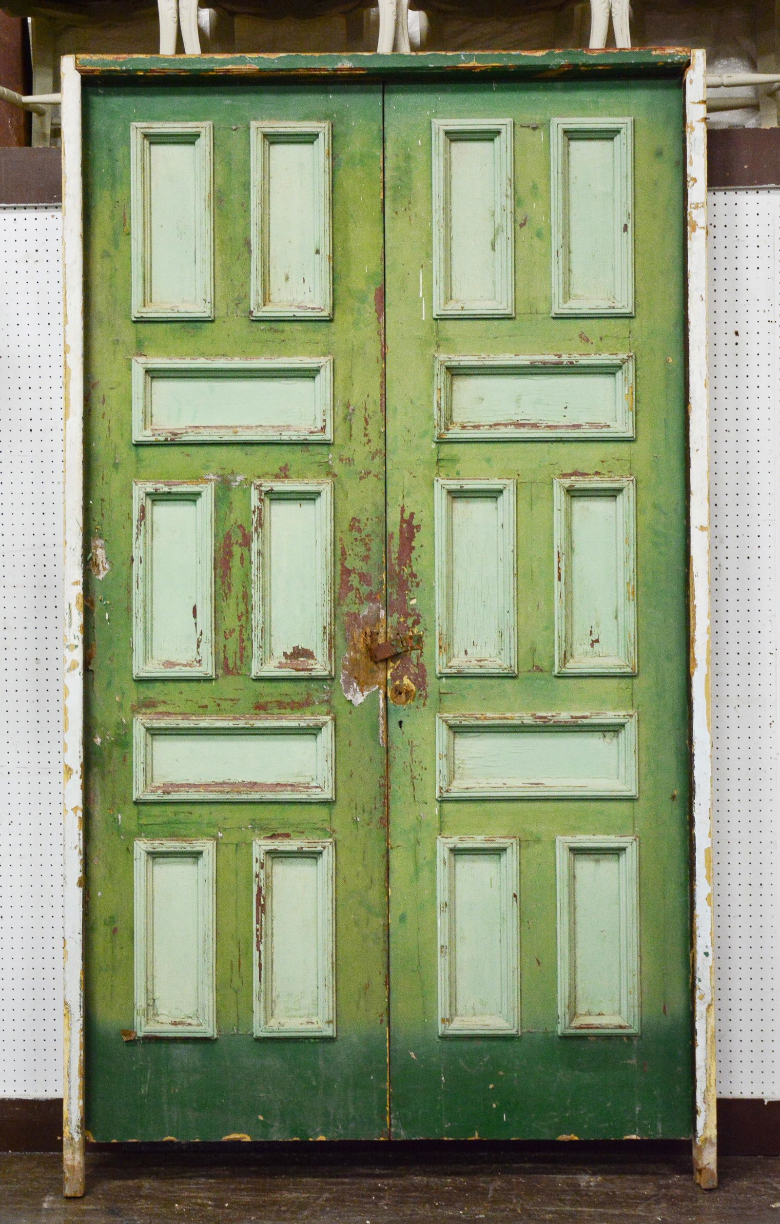 Large Painted Doors in Frame #1 (1 of 5)