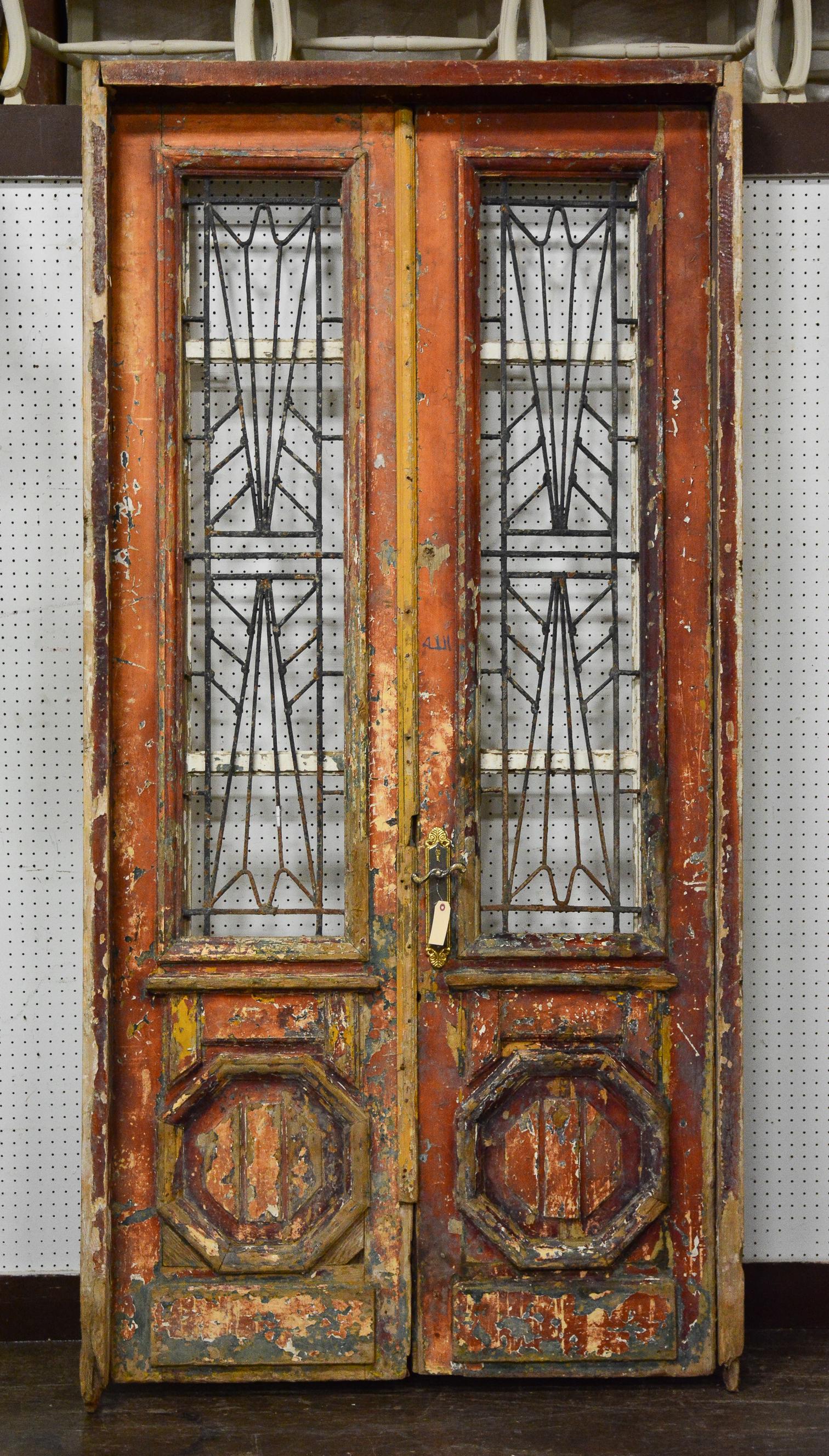 Large Painted Doors in Frame #2 (1 of 6)