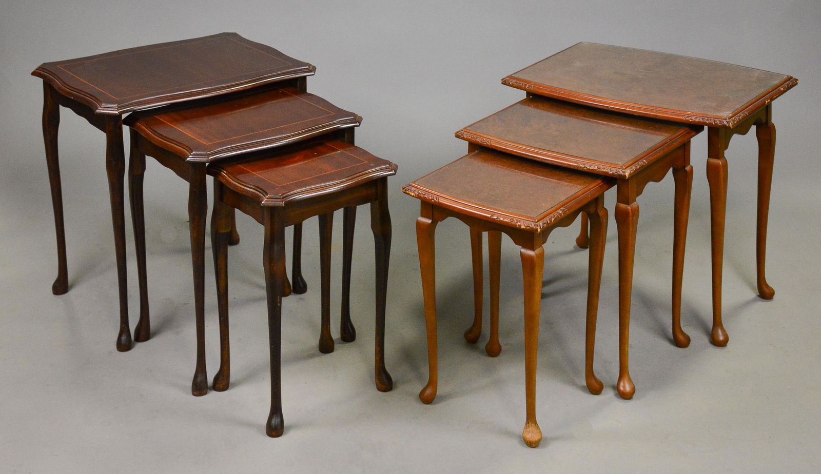 2 Sets of British Nesting Tables (1 of 3)