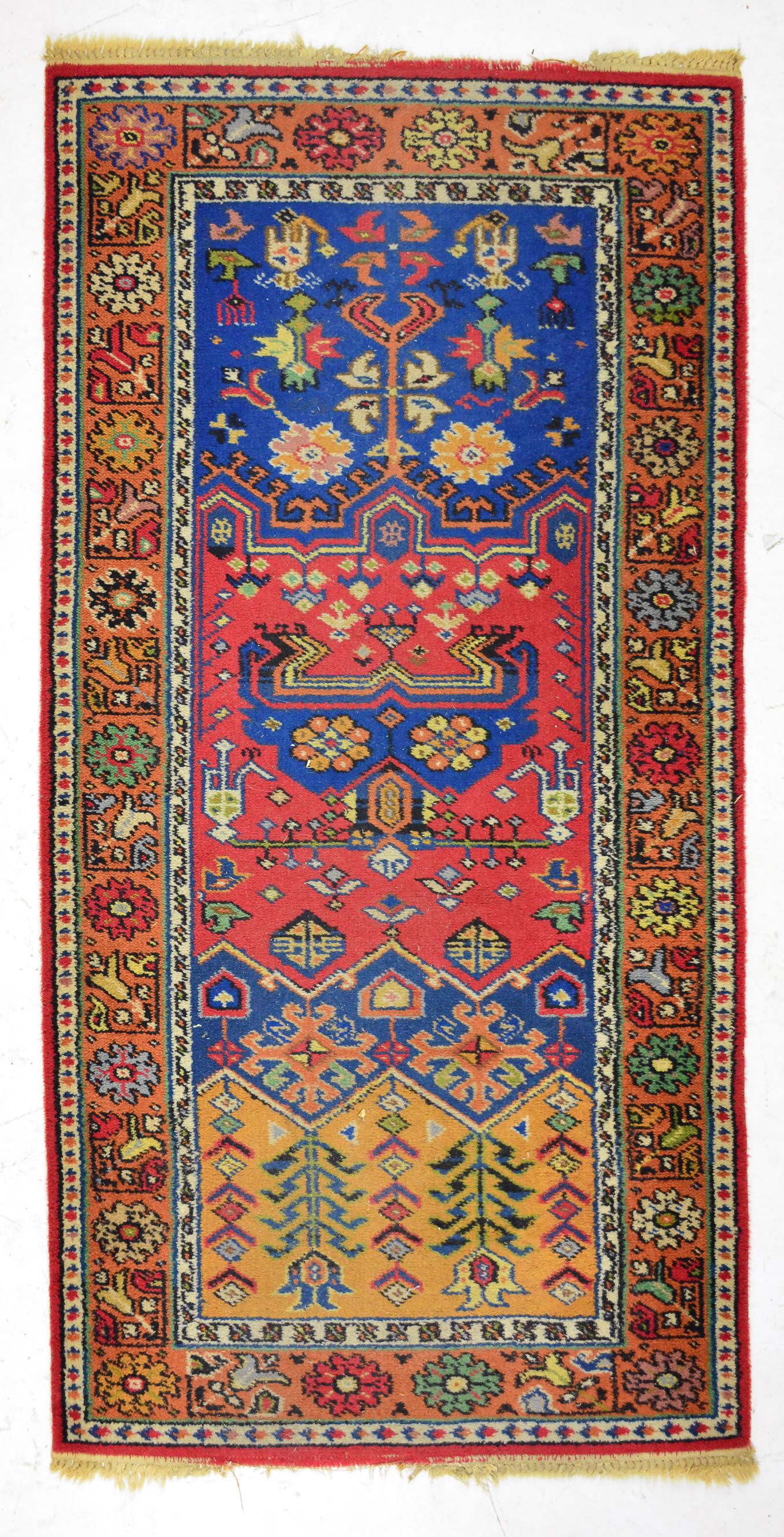 Small Hand Knotted European Estate Rug (1 of 3)